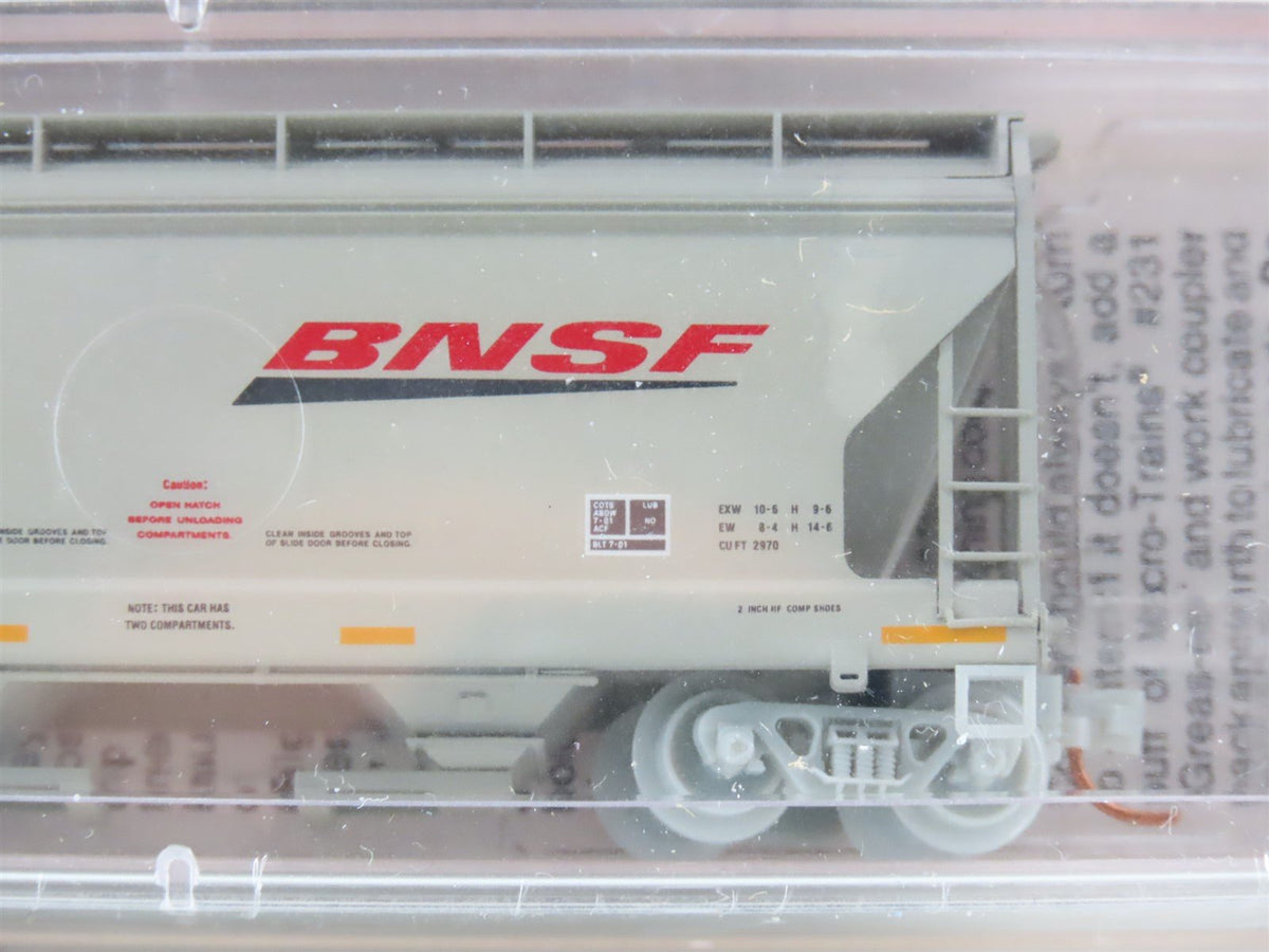 N Scale Micro-Trains MTL NSC 05-94 BNSF Railway 2-Bay Hopper 3-Pack Sealed