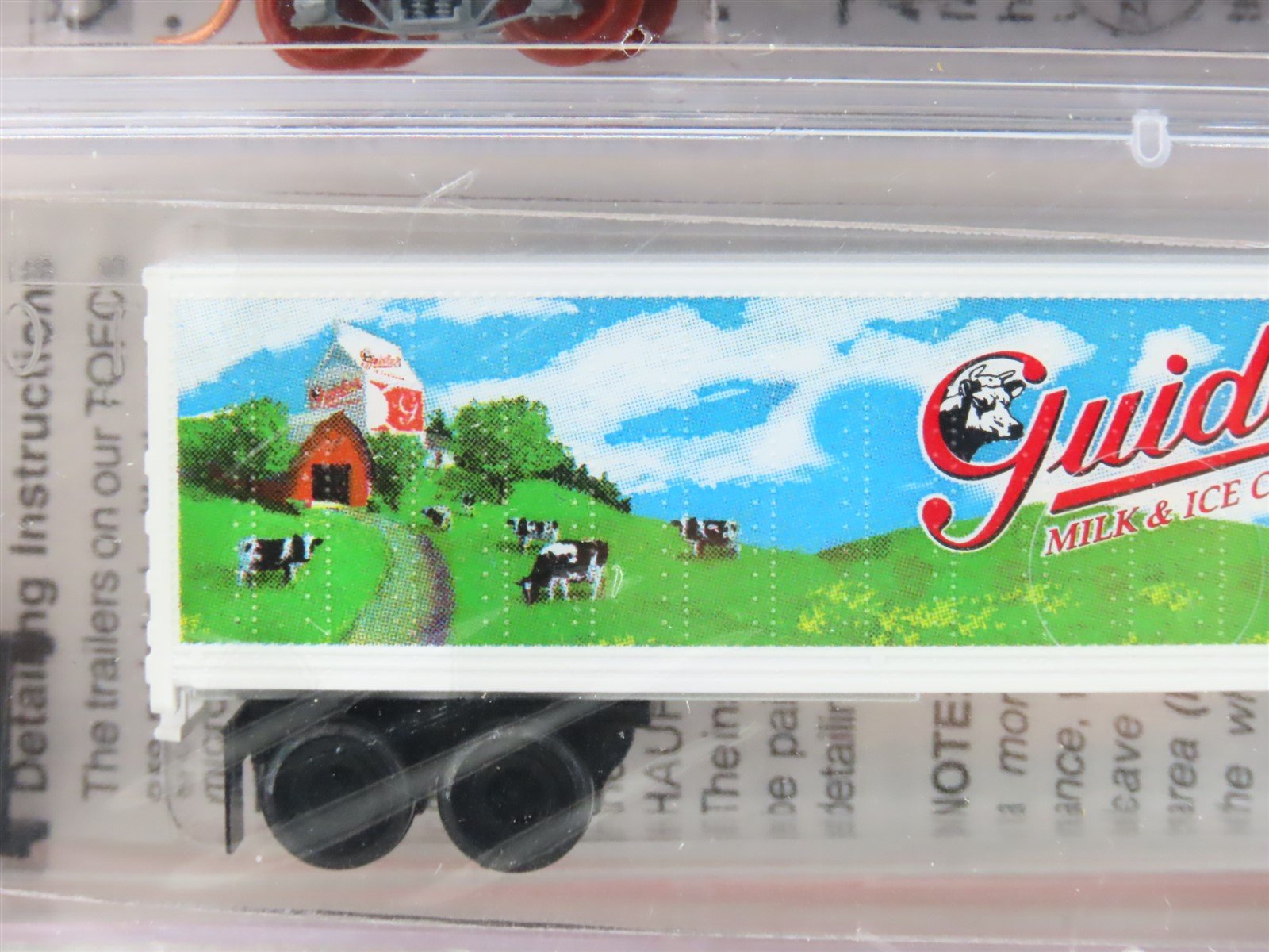 N Scale Micro-Trains MTL NSC 07-96 GM&IC Guida Reefer & Trailer 2-Pack Sealed