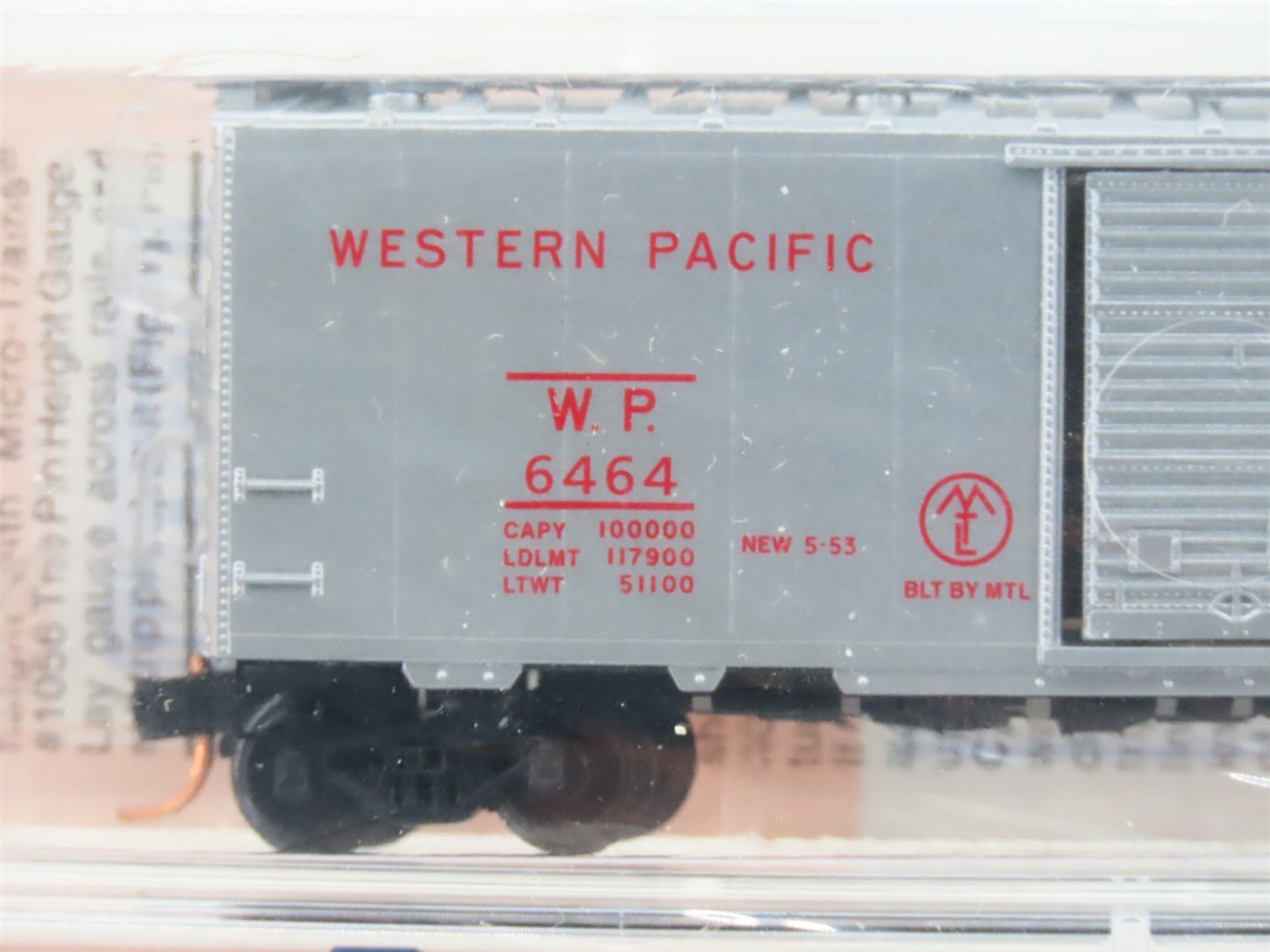N Micro-Trains MTL NSC 04-02 6464 WP Box Car & Air Force Flat Car 2-Pack Sealed