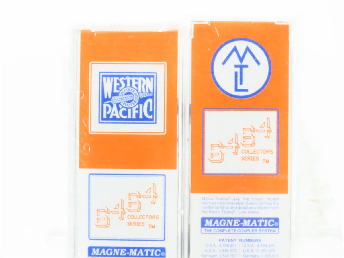 N Micro-Trains MTL NSC 04-02 6464 WP Box Car &amp; Air Force Flat Car 2-Pack Sealed