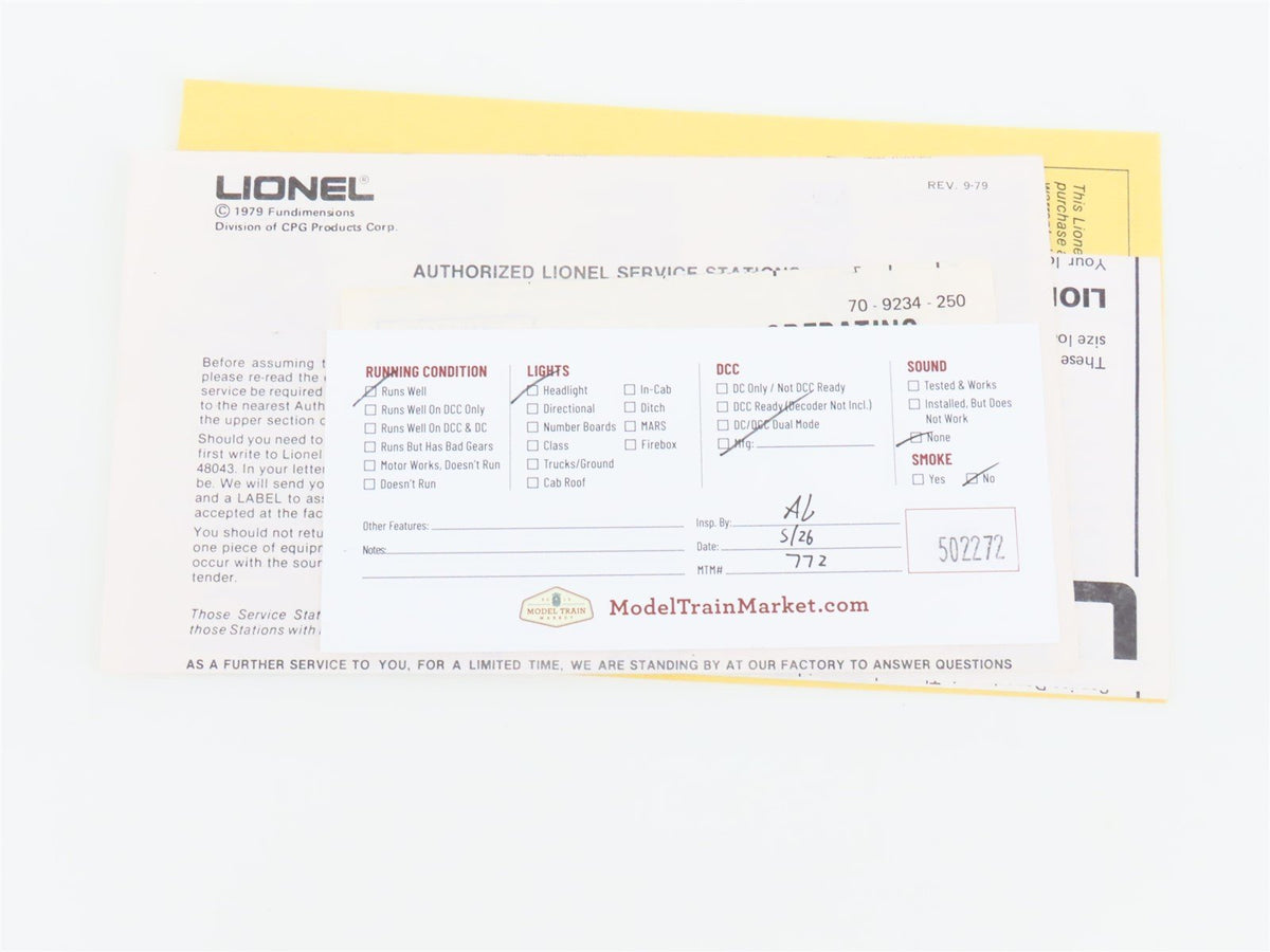 O Gauge 3-Rail Lionel Chessie System Royal Limited Diesel Freight 7-Piece Set