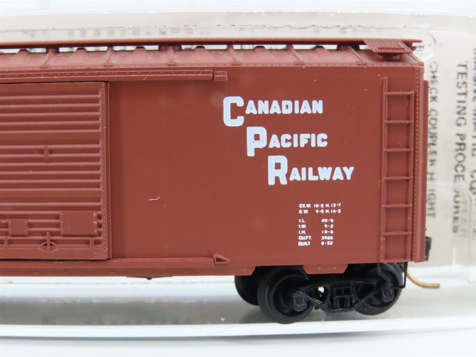 N Scale Kadee Micro-Trains MTL CP Canadian Pacific Single Door Box Car #250413