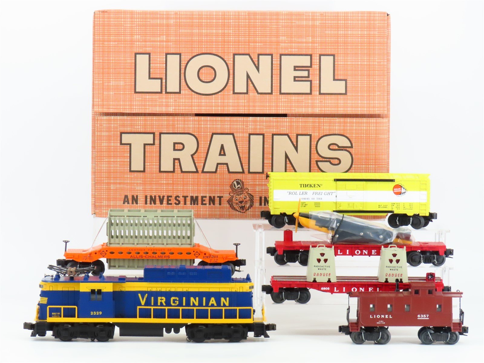 O Gauge 3-Rail Lionel 6-38339 VGN Virginian Rectifier Electric Freight Set