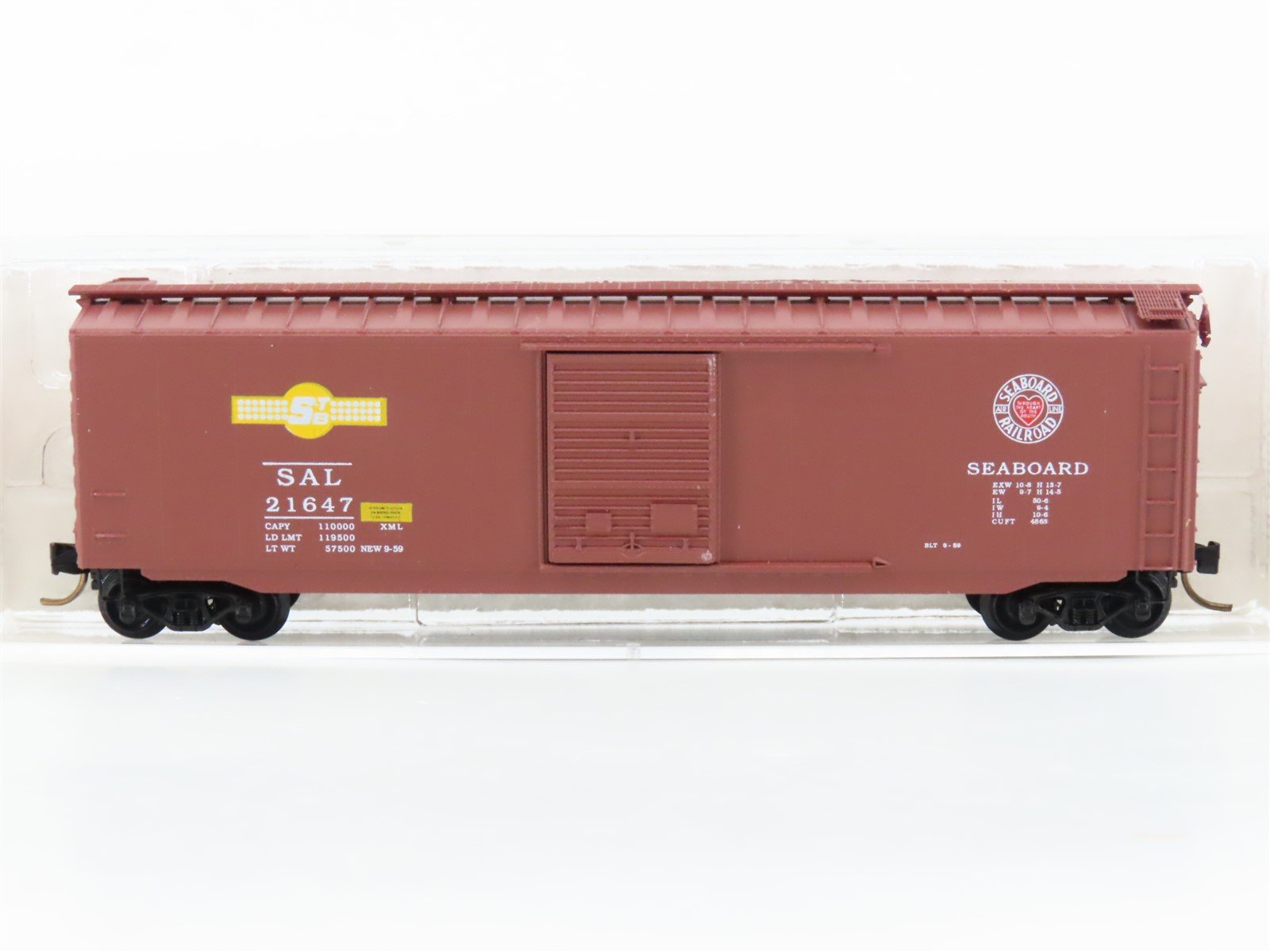 N Scale Micro-Trains MTL Eastern Seaboard Models 2012 SAL Box Car #21647