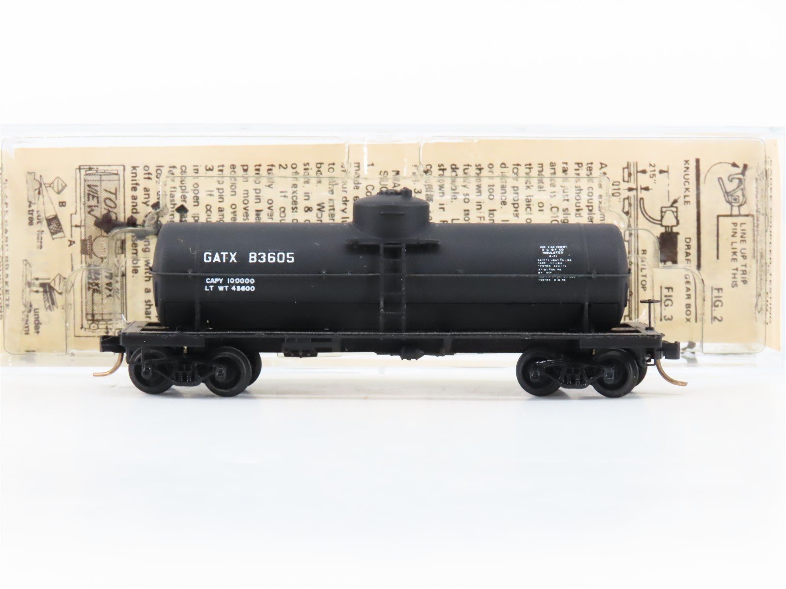 N Scale Kadee Micro-Trains MTL 65072 GATX 39' Single Dome Tank Car #83605 Custom