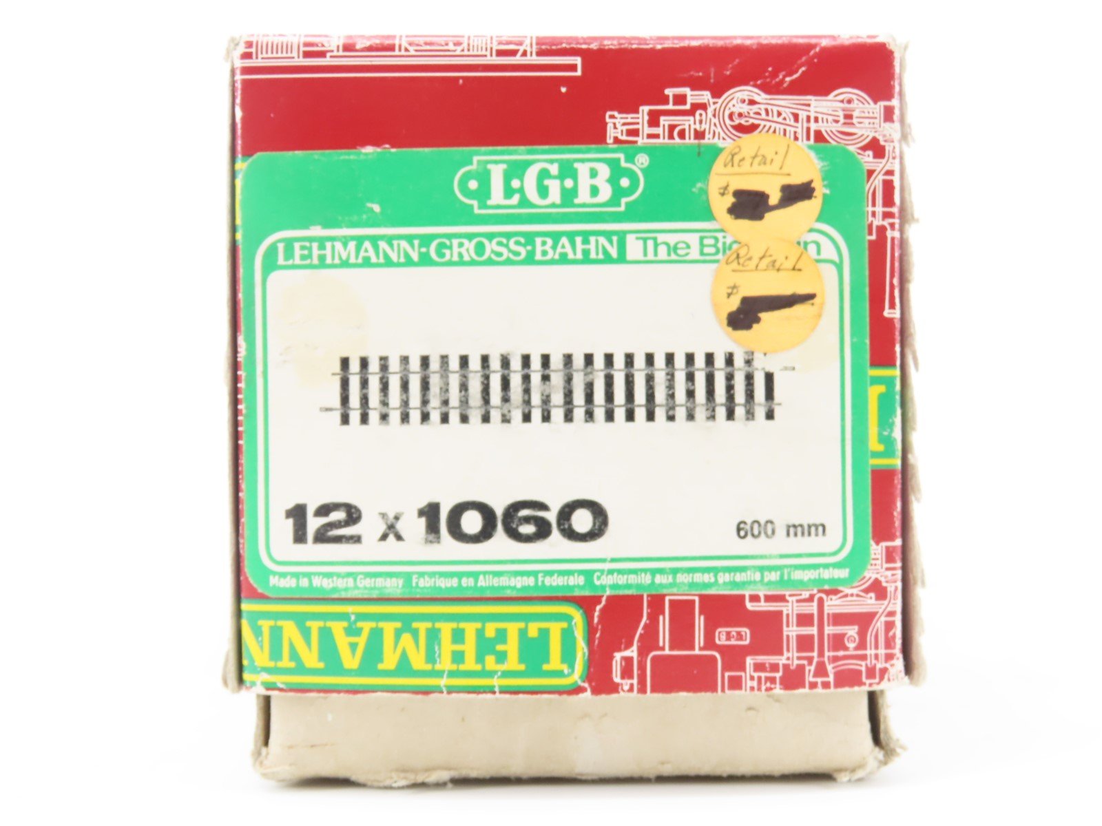 G Scale LGB 1060 600mm 24
