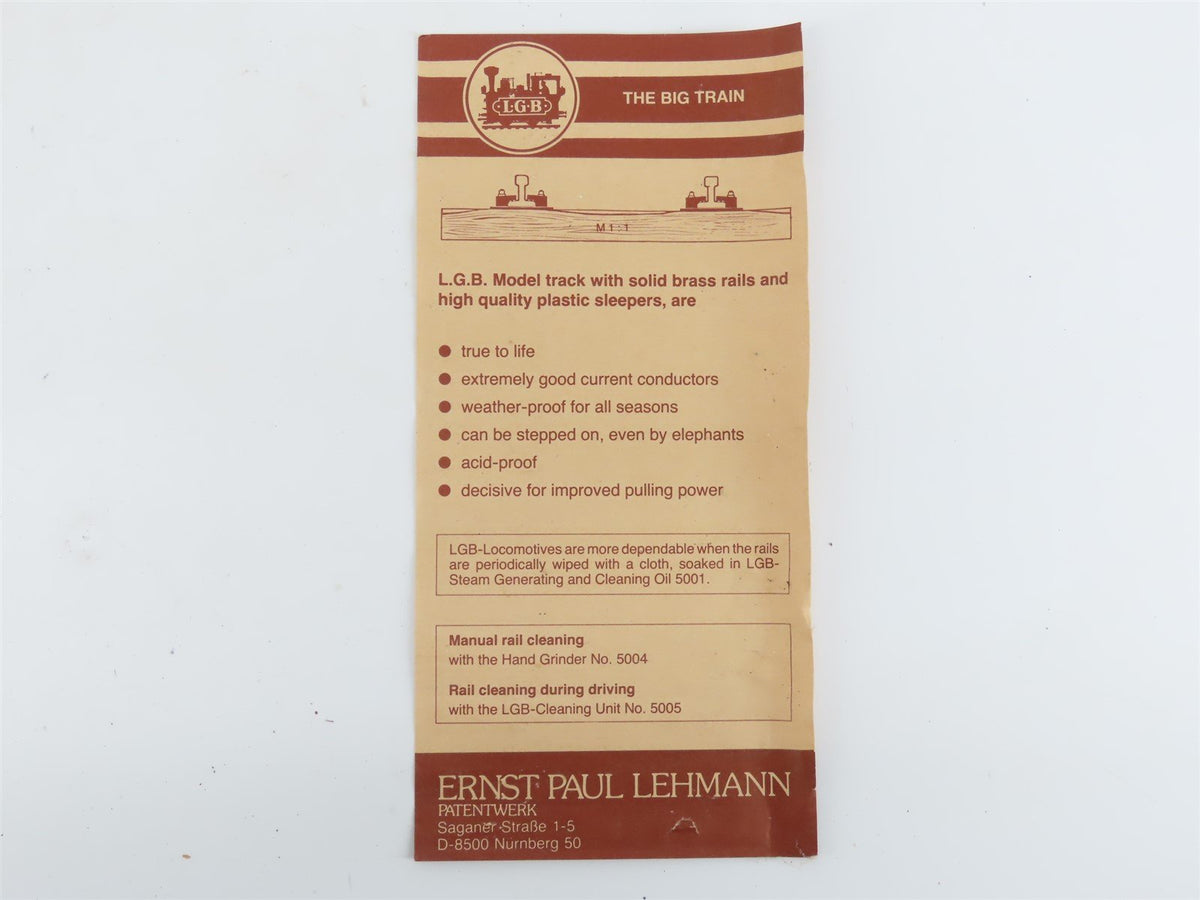 G Scale LGB 1060 600mm 24&quot; Straight Track Pieces 12-Pack