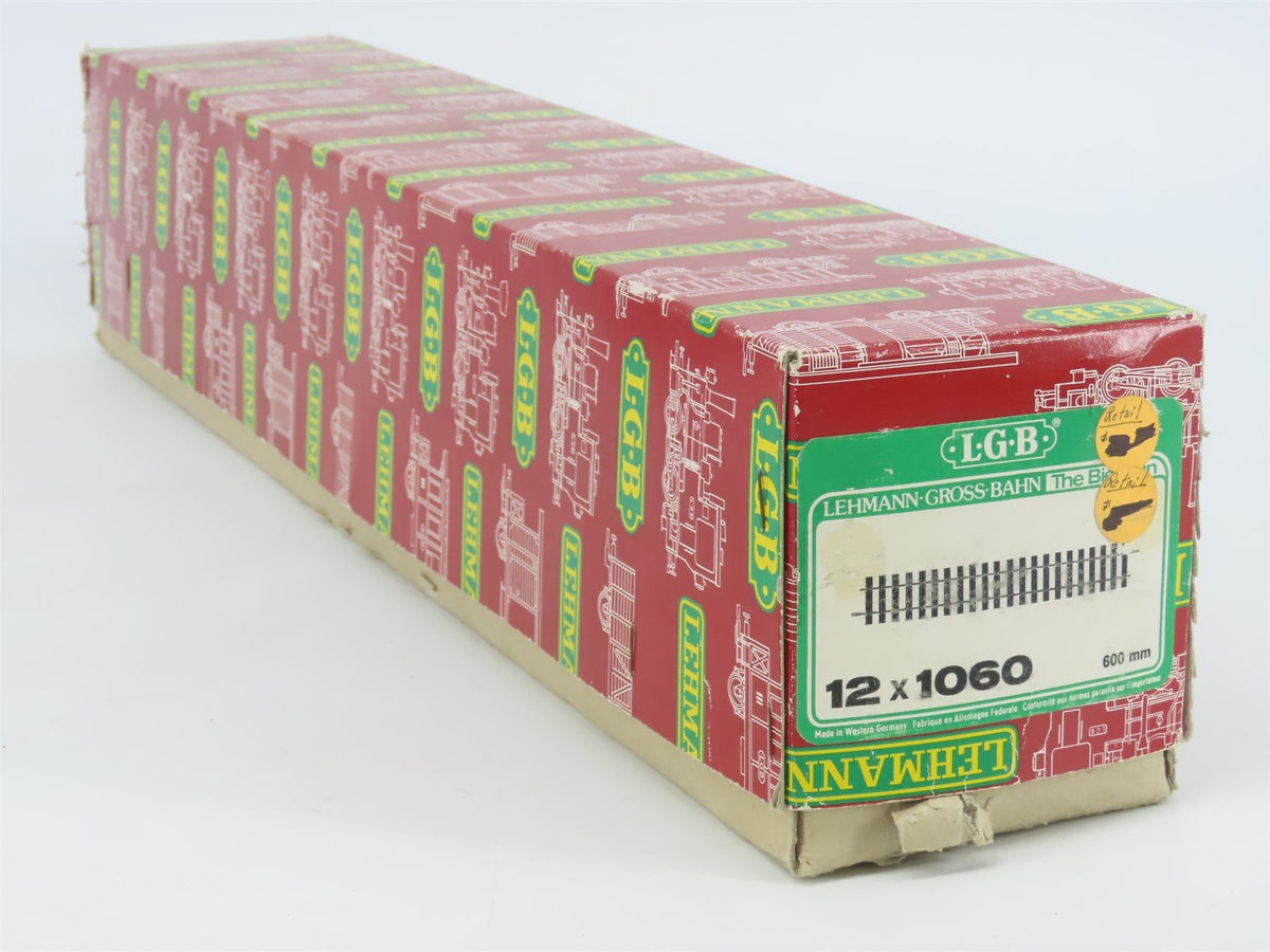 G Scale LGB 1060 600mm 24&quot; Straight Track Pieces 12-Pack