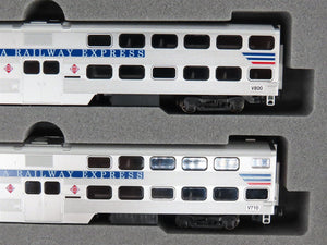 N Scale KATO 106-0034 VRE Virginia F40PH Diesel Commuter Train Starter Set