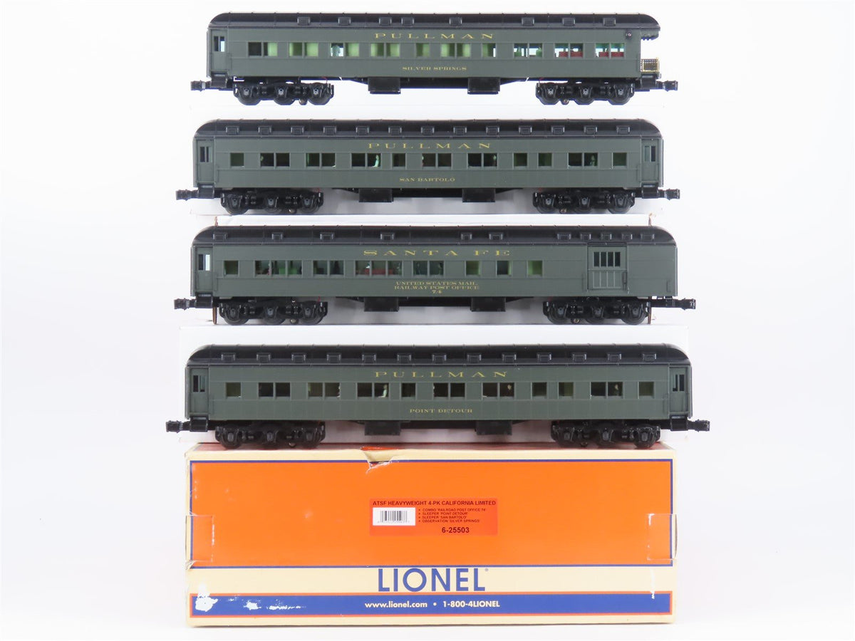 O Gauge 3-Rail Lionel 6-25503 ATSF California Limited Passenger 4-Car Set