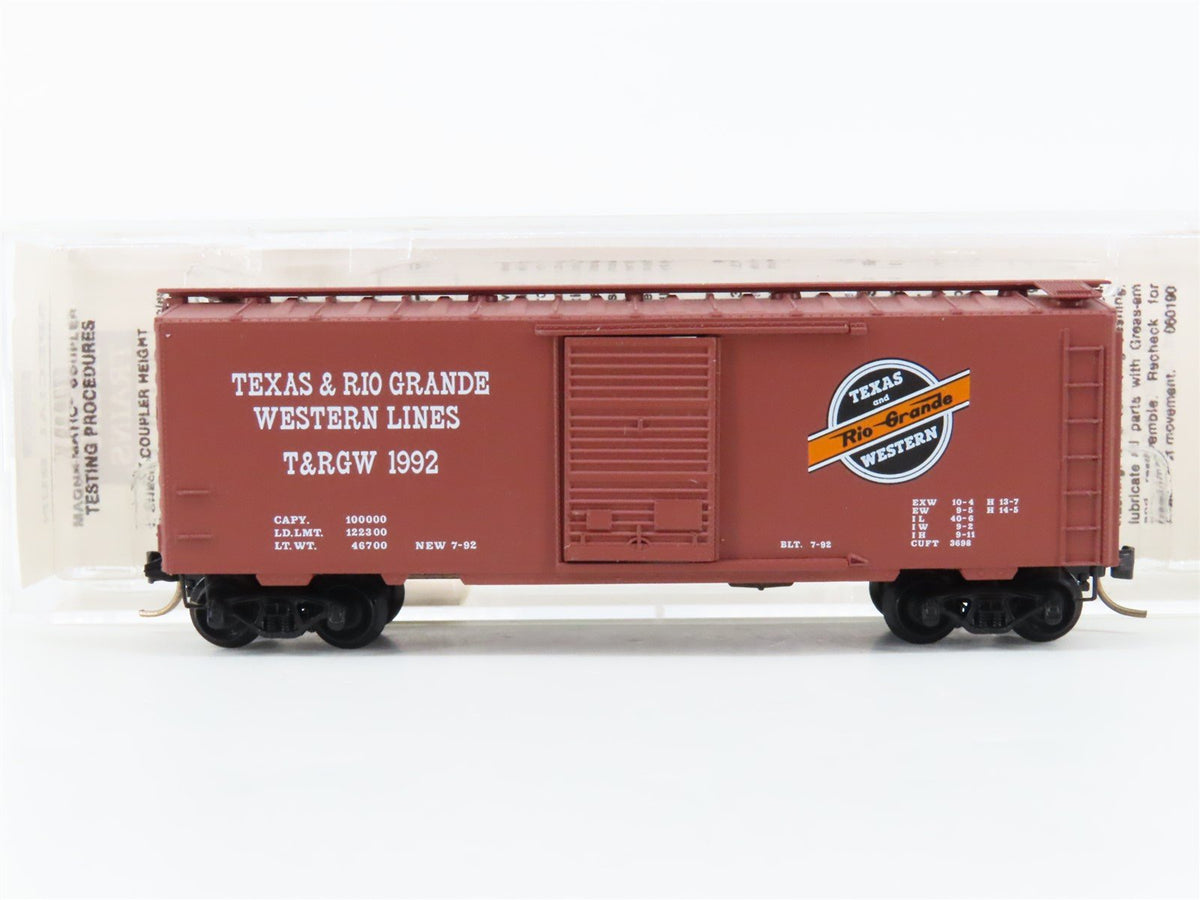N Scale Micro Trains MTL T&amp;RGW Texas &amp; Rio Grande Western Boxcar #1992