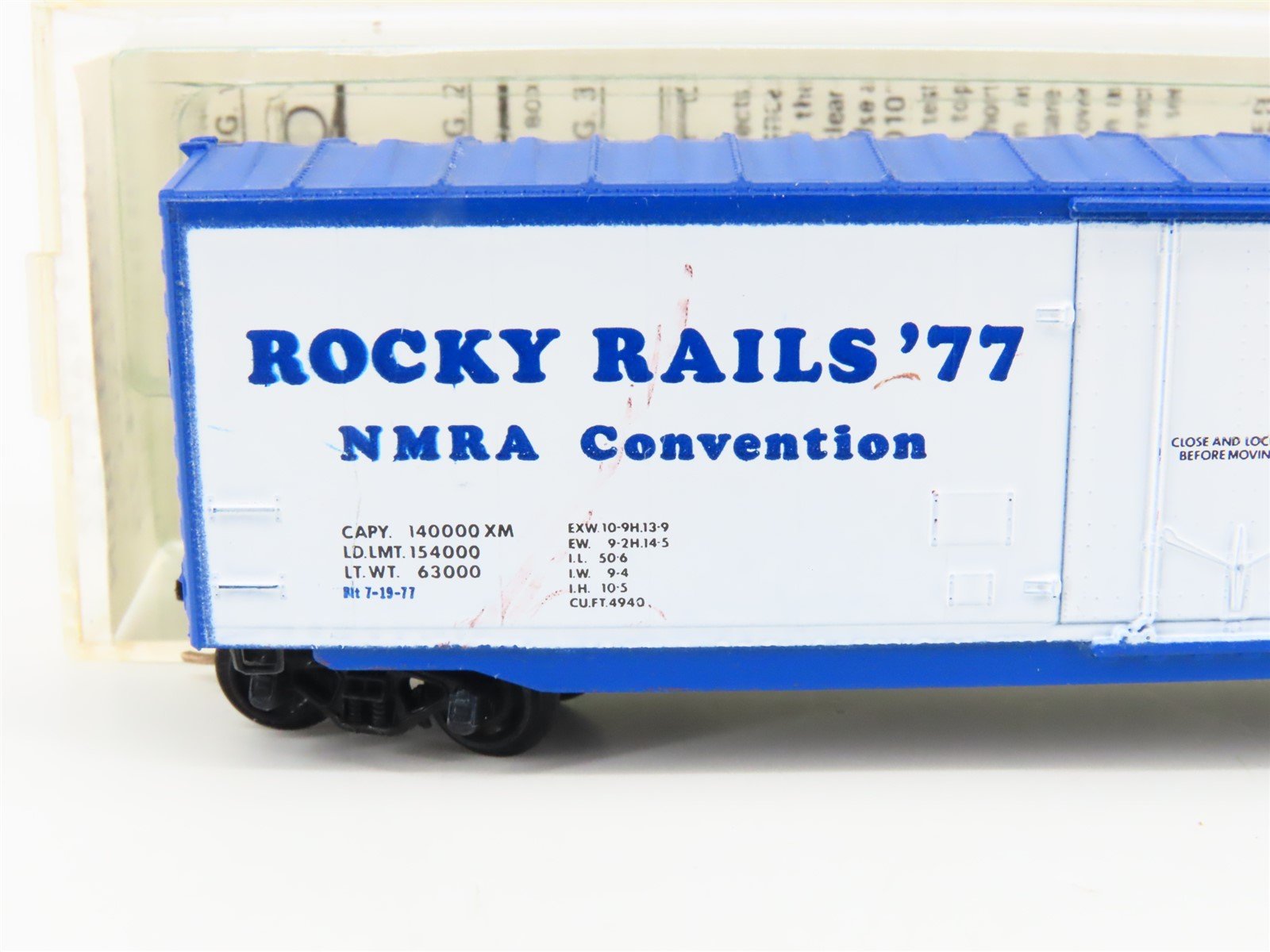 N Kadee Micro-Trains MTL Special Run NMRA Denver Rocky Rail's '77 50' Boxcar