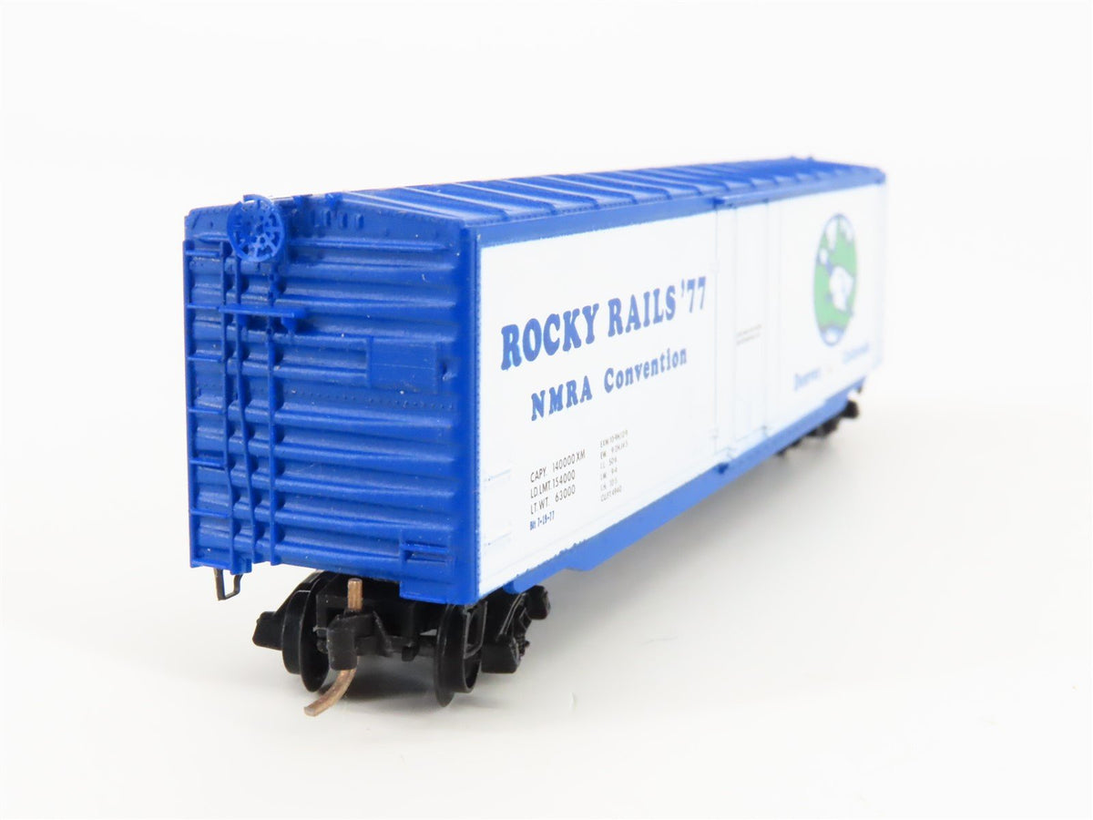 N Kadee Micro-Trains MTL Special Run NMRA Denver Rocky Rail&#39;s &#39;77 50&#39; Boxcar