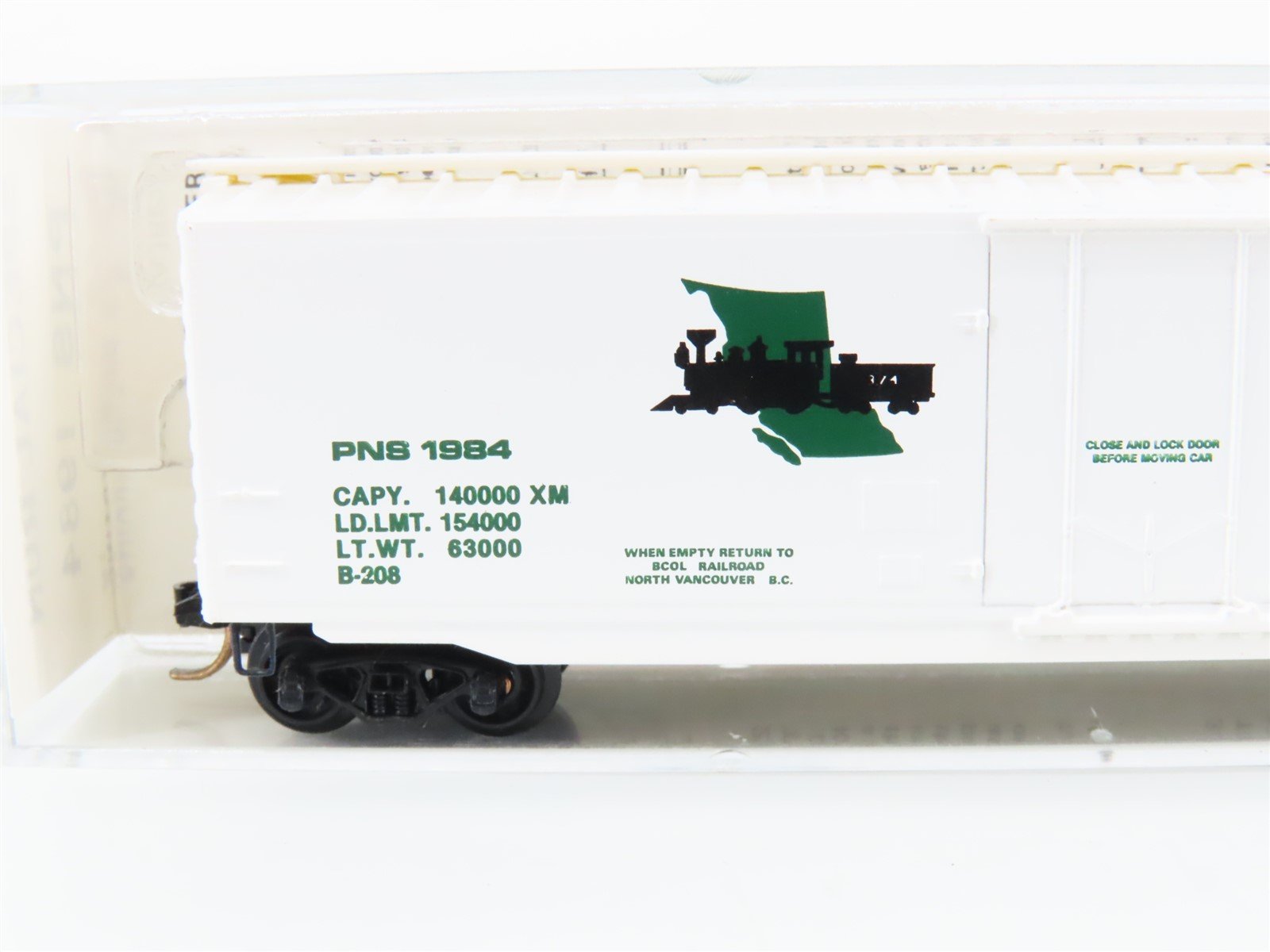 N Kadee Micro-Trains MTL Special Run PNS Pacific N Scale 10 years Boxcar 1984