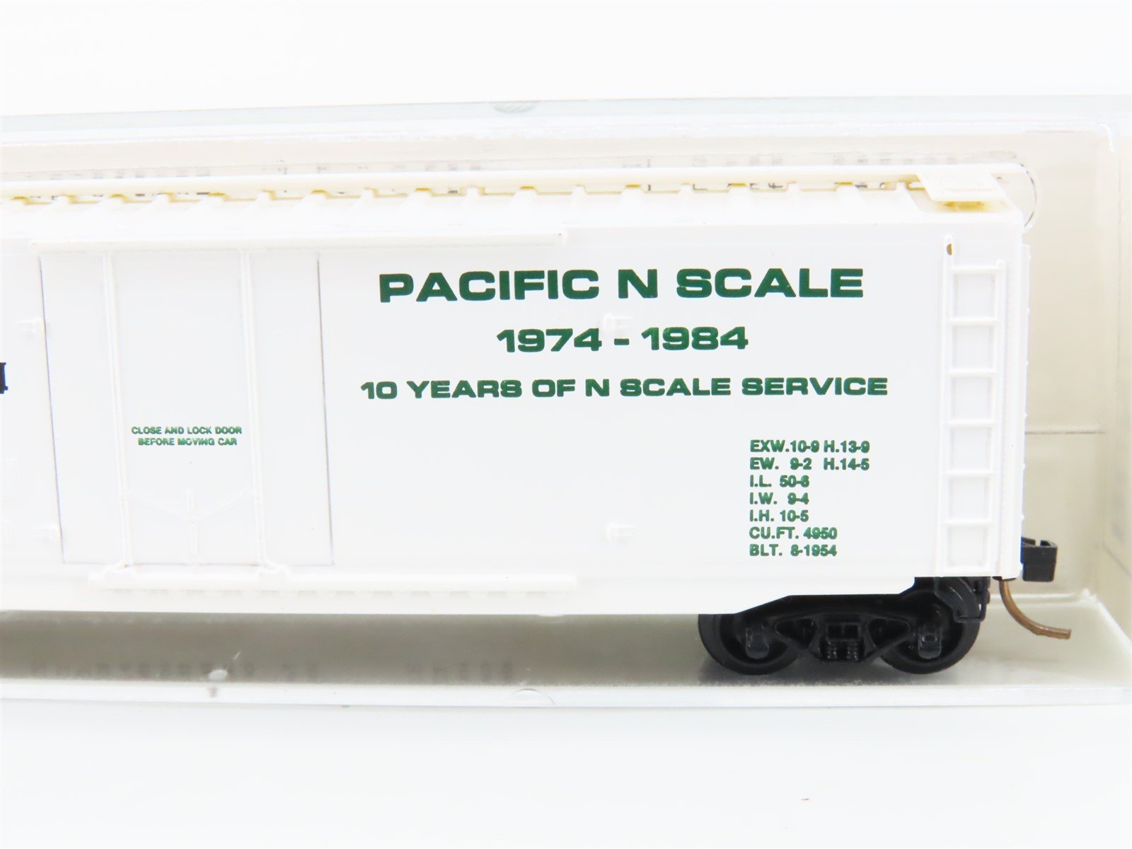N Kadee Micro-Trains MTL Special Run PNS Pacific N Scale 10 years Boxcar 1984