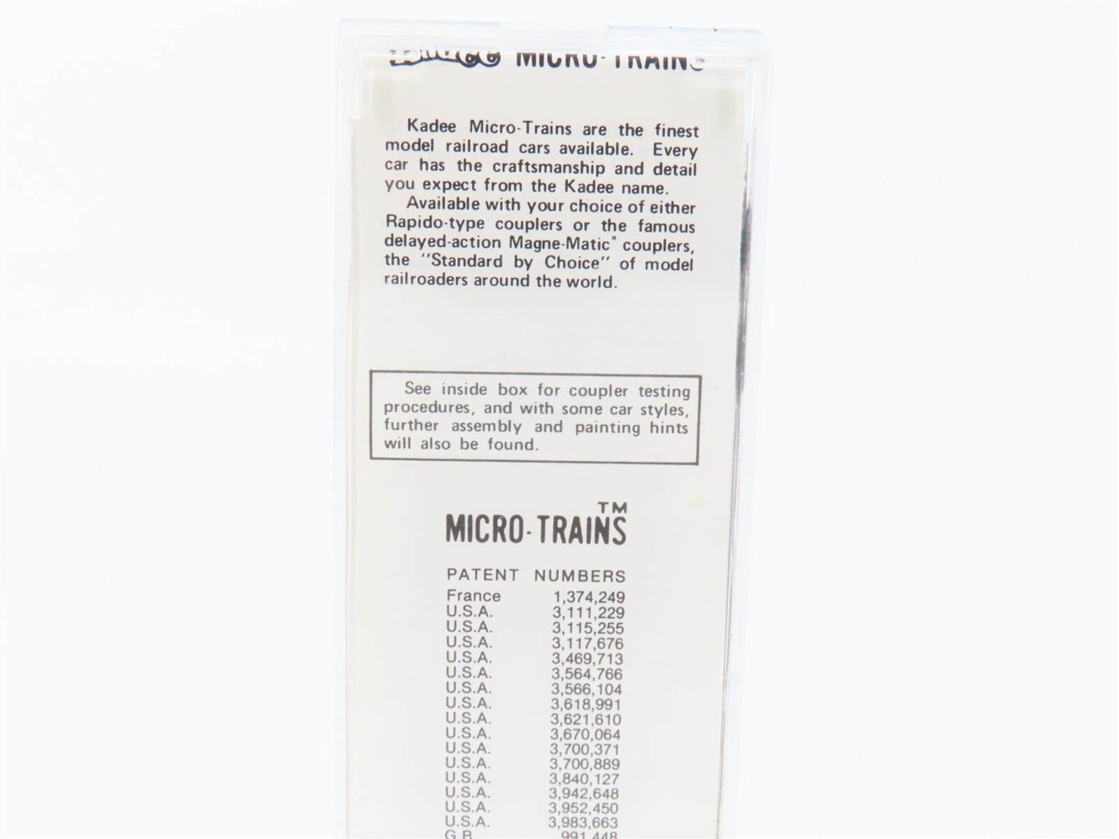 N Kadee Micro-Trains MTL Special Run PNS Pacific N Scale 10 years Boxcar 1984