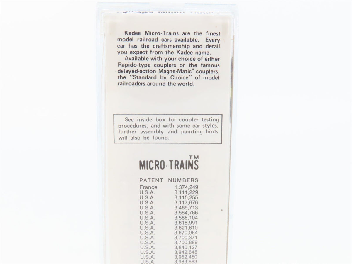 N Kadee Micro-Trains MTL Special Run NMRA Rails to the Heartland Boxcar 1984