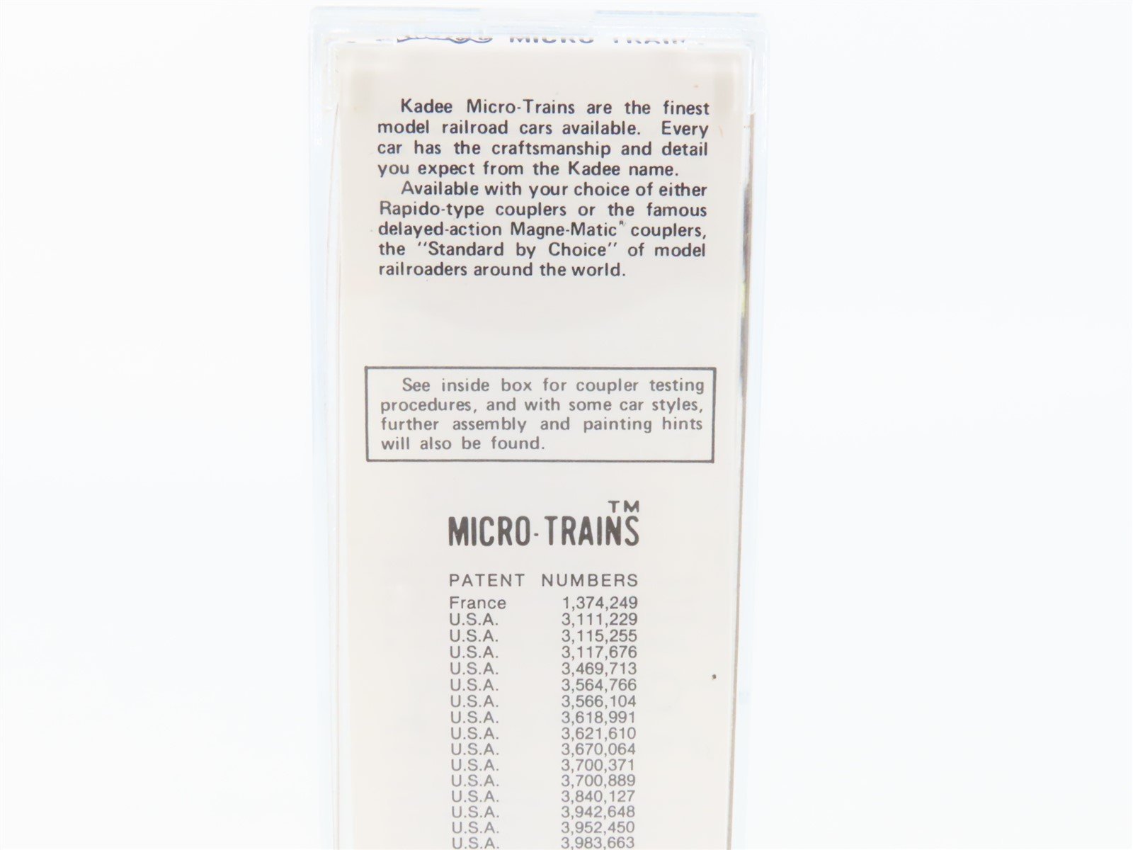 N Kadee Micro-Trains MTL Special Run NMRA Rails to the Heartland Boxcar 1984