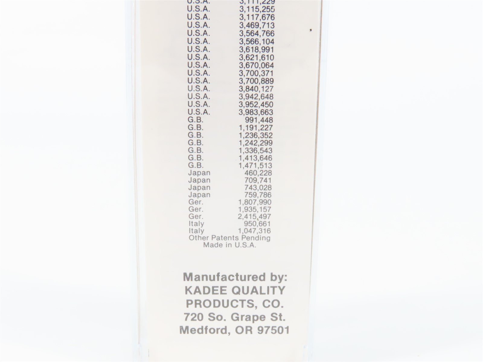 N Kadee Micro-Trains MTL Special Run NMRA Rails to the Heartland Boxcar 1984