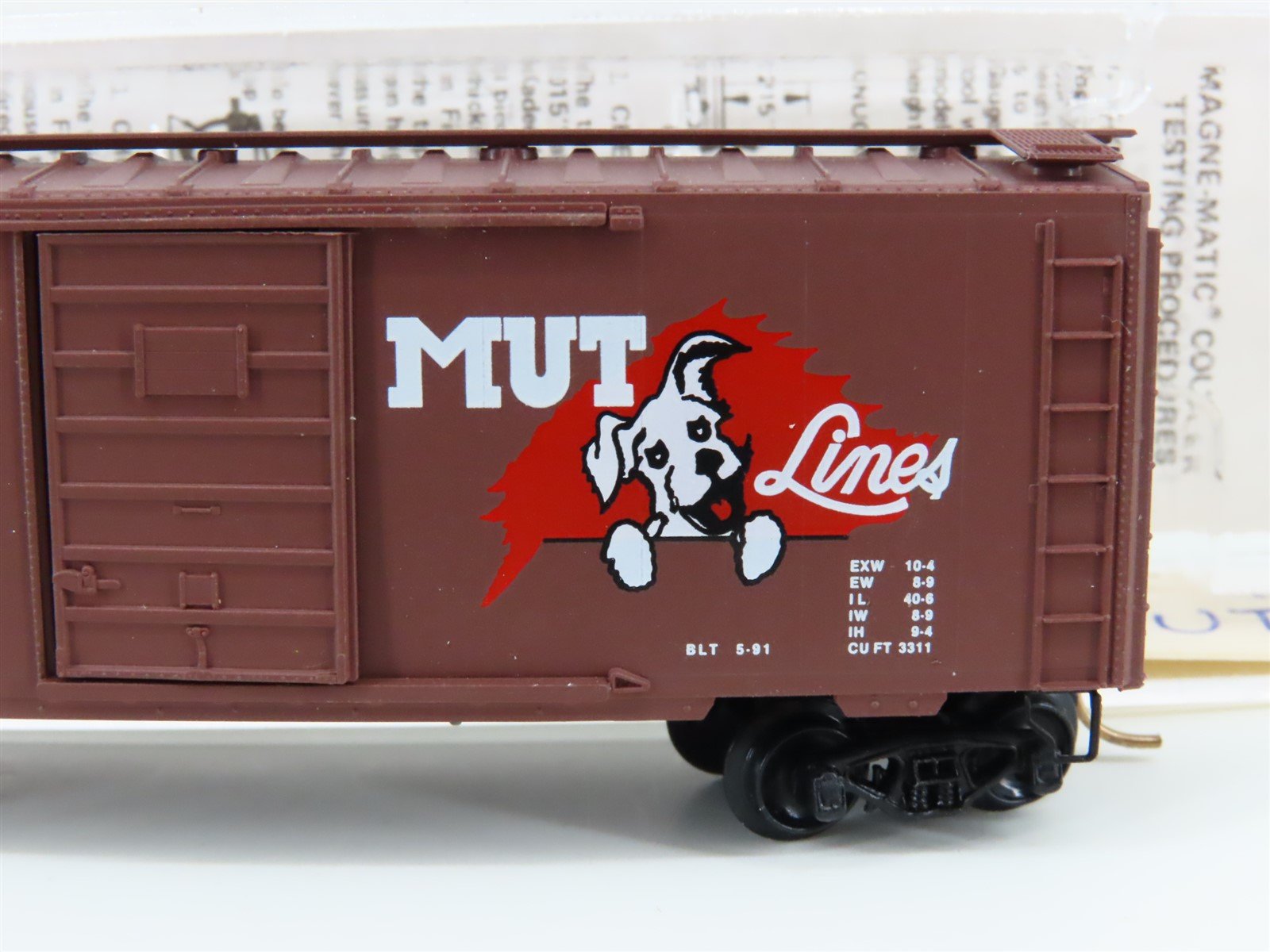 N Kadee Micro-Trains MTL Special Run MUT Marquette Union Terminal Boxcar 1991