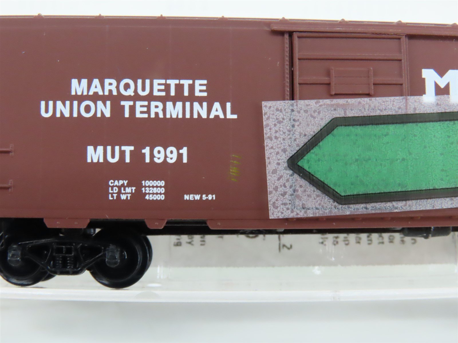 N Kadee Micro-Trains MTL Special Run MUT Marquette Union Terminal Boxcar 1991