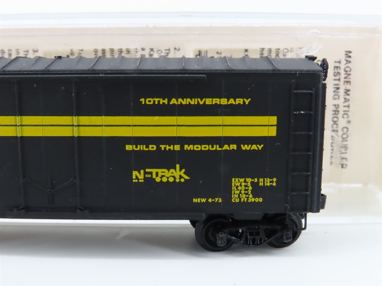 N Scale Micro-Trains MTL Special Run NTK NTrak 10th Anniversary 40' Boxcar #1983