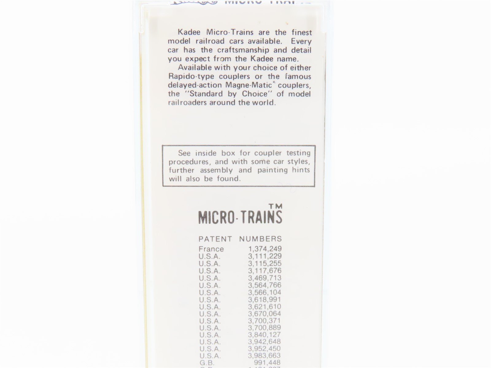 N Kadee Micro-Trains MTL Special Run KNTK NTRAK Kansas N Trakers Boxcar 1984