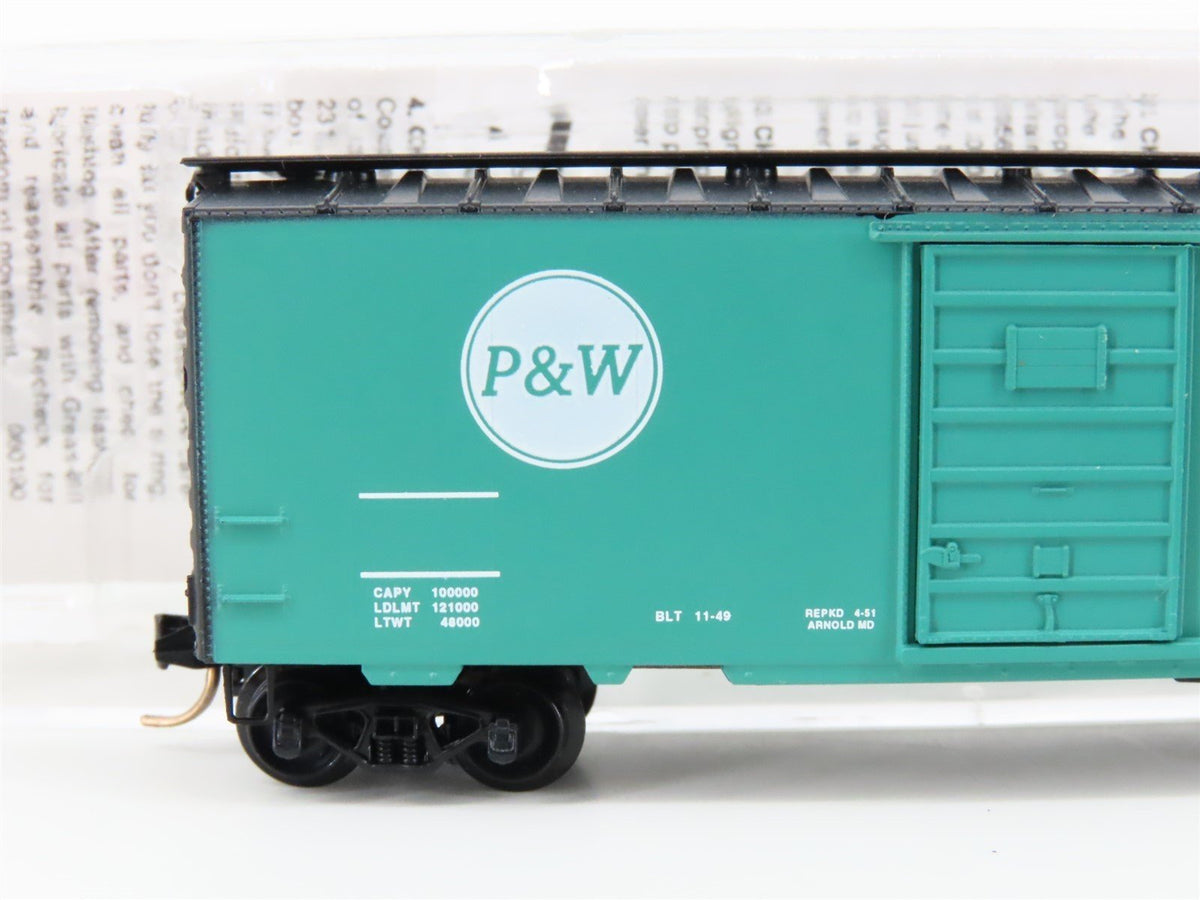 N Scale Kadee Micro-Trains MTL Special Run P&amp;W Potomac and Western Boxcar No #