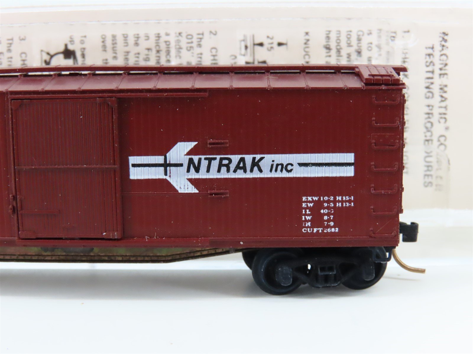 N Kadee Micro-Trains MTL Special Run NTRAK 1975 BSR Belmont Shore Rail Boxcar