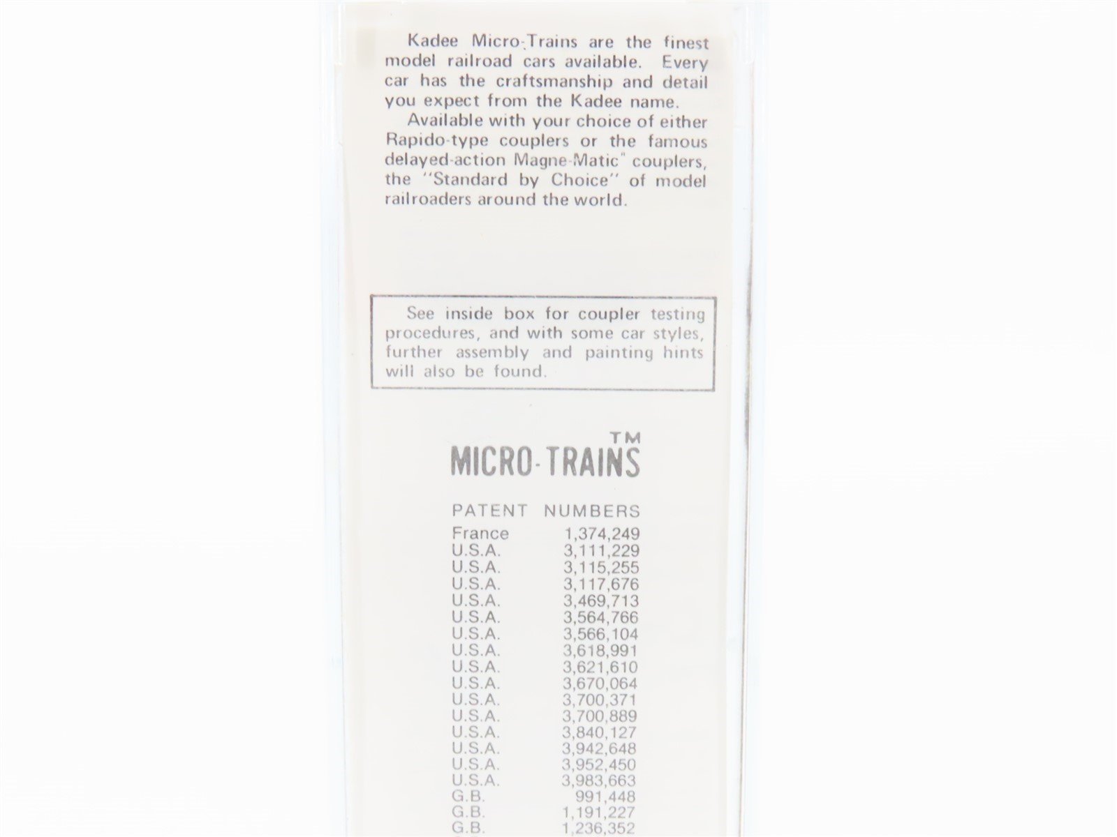 N Kadee Micro-Trains MTL Special Run NTRAK 1975 BSR Belmont Shore Rail Boxcar