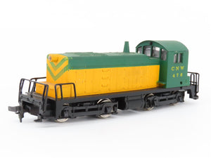 HO Scale AHM CNW Chicago Northwestern SW1 Diesel Locomotive #476