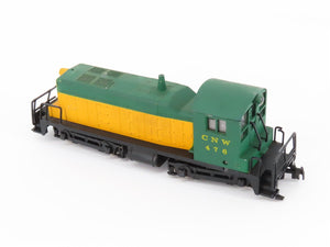 HO Scale AHM CNW Chicago Northwestern SW1 Diesel Locomotive #476
