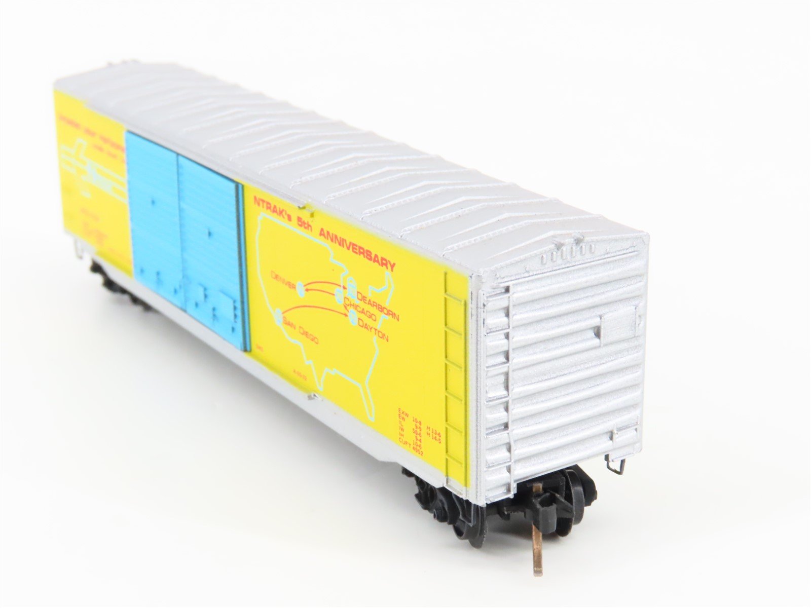 N Kadee Micro-Trains MTL Special Run NTRAK 5th Anniversary Boxcar NTK 1978