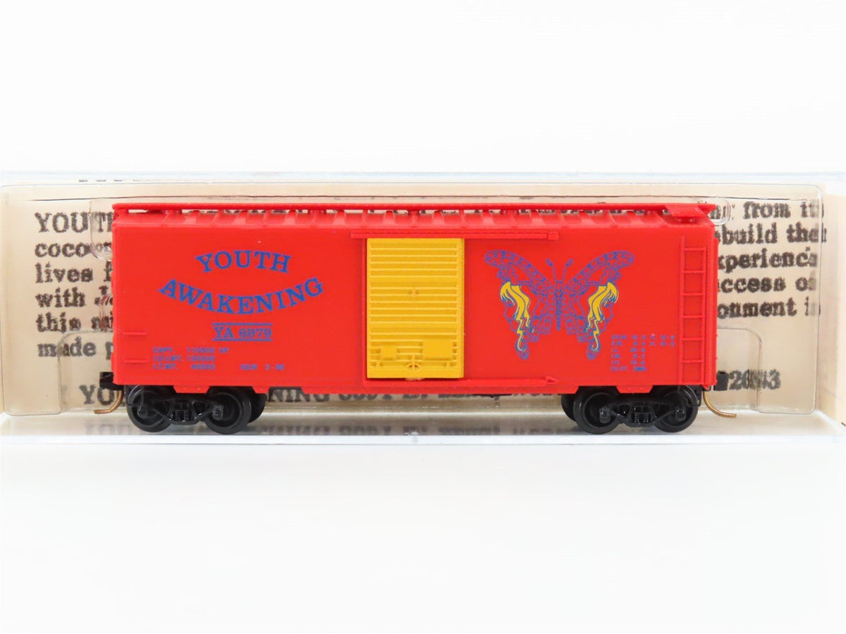 N Scale Kadee Micro-Trains MTL Special Run YA Youth Awakening 40&#39; Box Car #6979