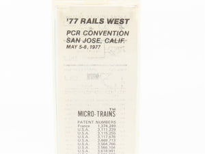 N Scale Kadee Micro-Trains MTL Special Run PCR '77 Rails West San Jose Box Car