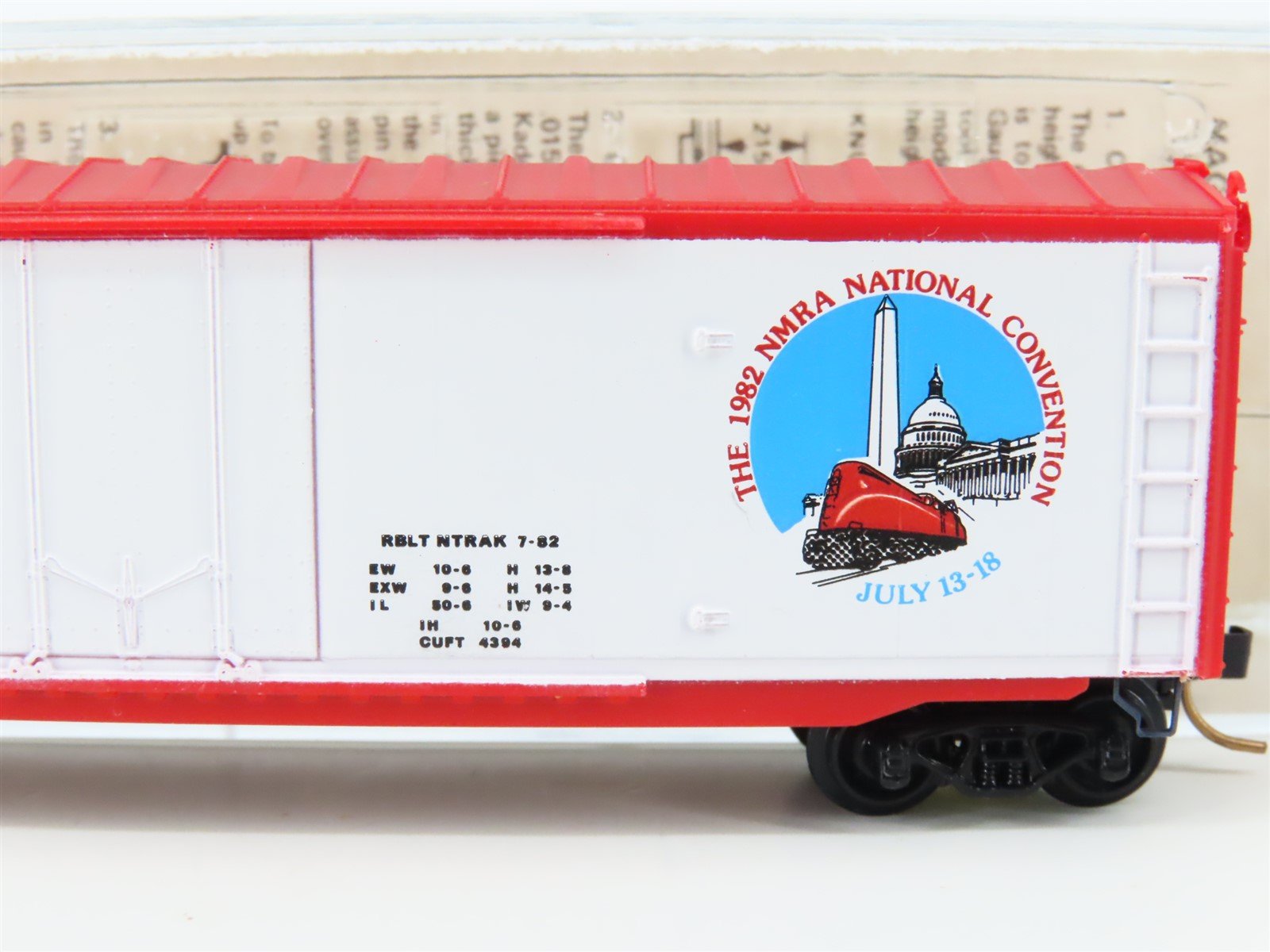 N Kadee Micro-Trains MTL Special Run NMRA NMRAX Washington 1982 Box Car 71382