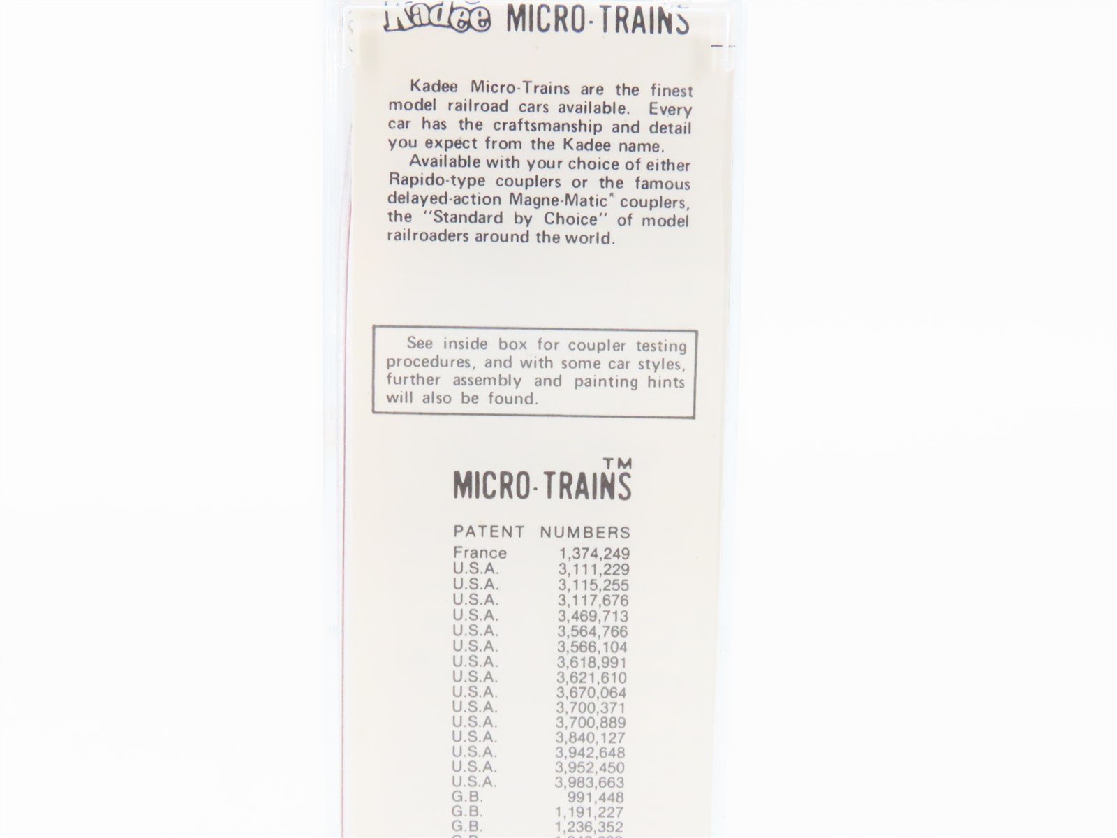 N Kadee Micro-Trains MTL Special Run NMRA NMRAX Washington 1982 Box Car 71382