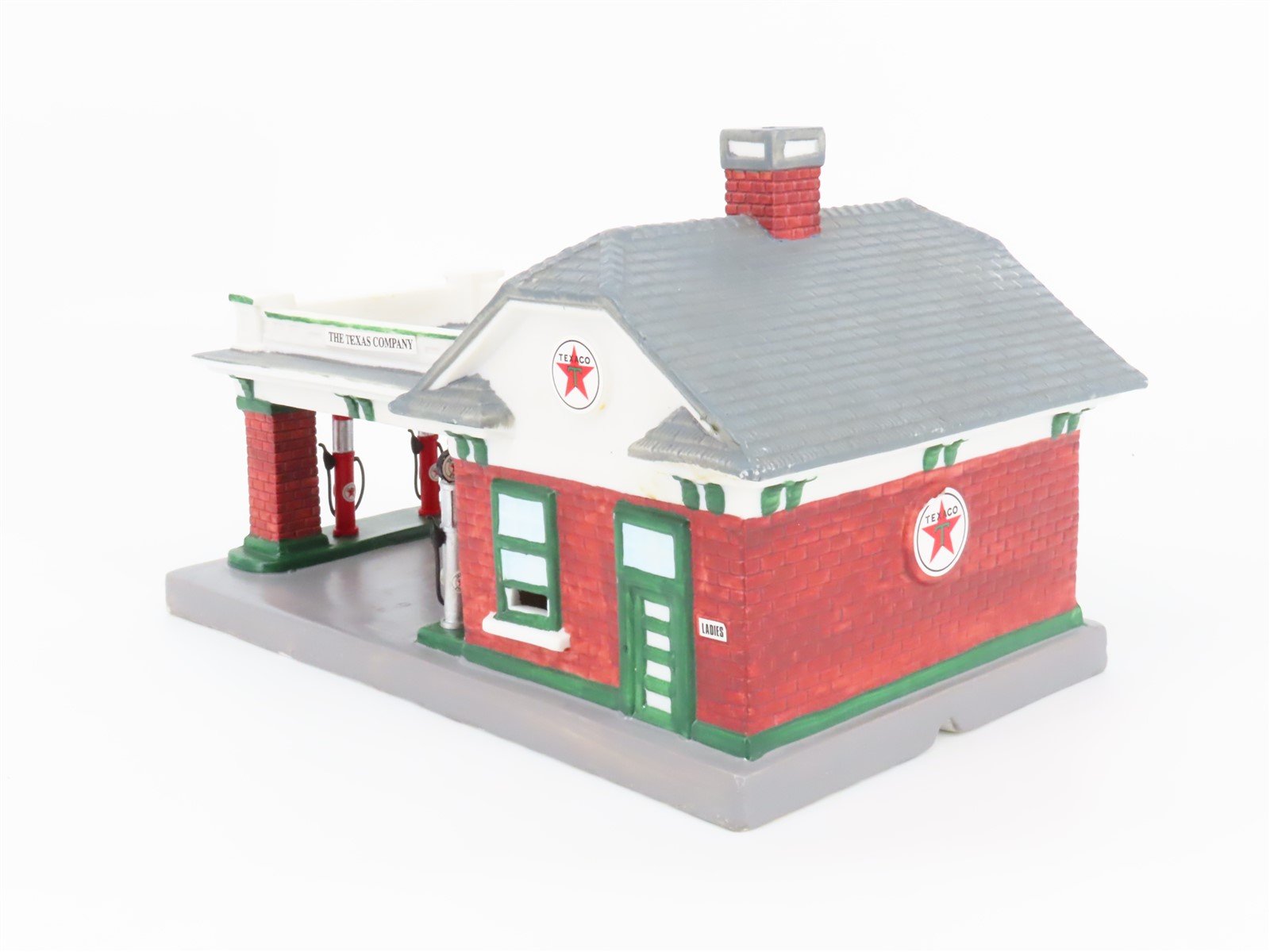 Racing Champions 09492T Texaco 1997 Porcelain Service Station #15 Dallas, Texas