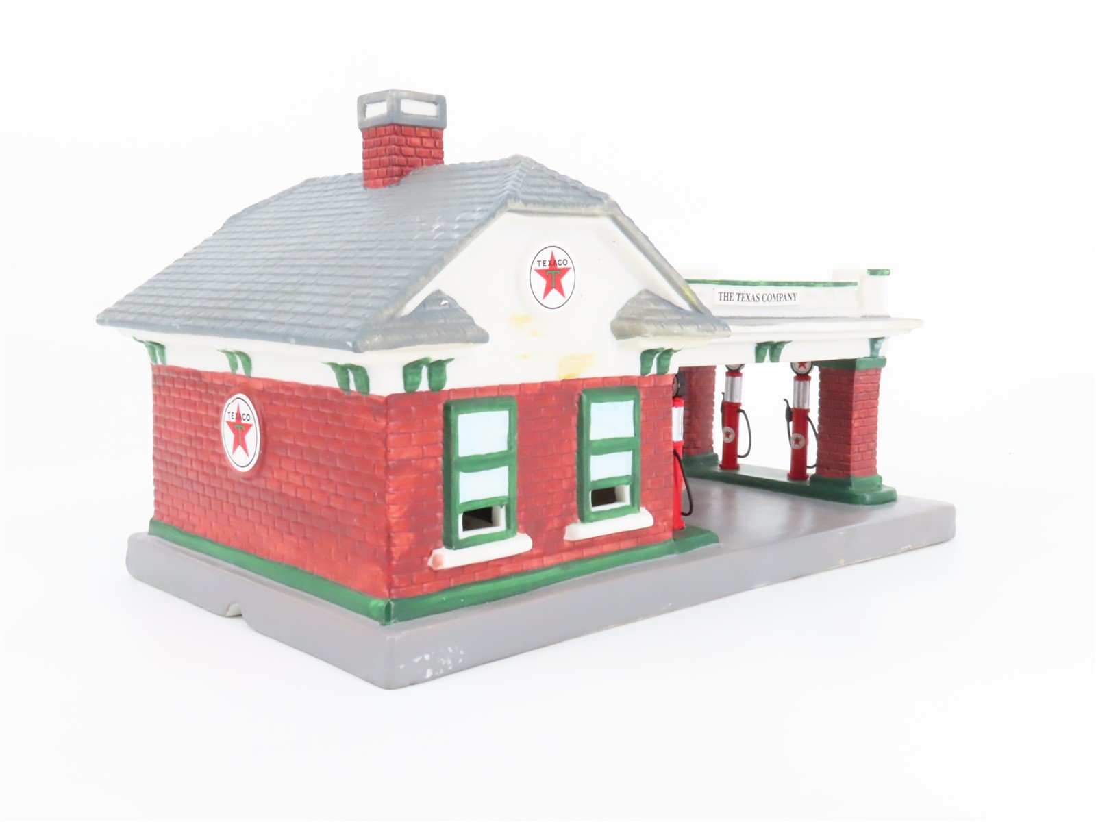 Racing Champions 09492T Texaco 1997 Porcelain Service Station #15 Dallas, Texas