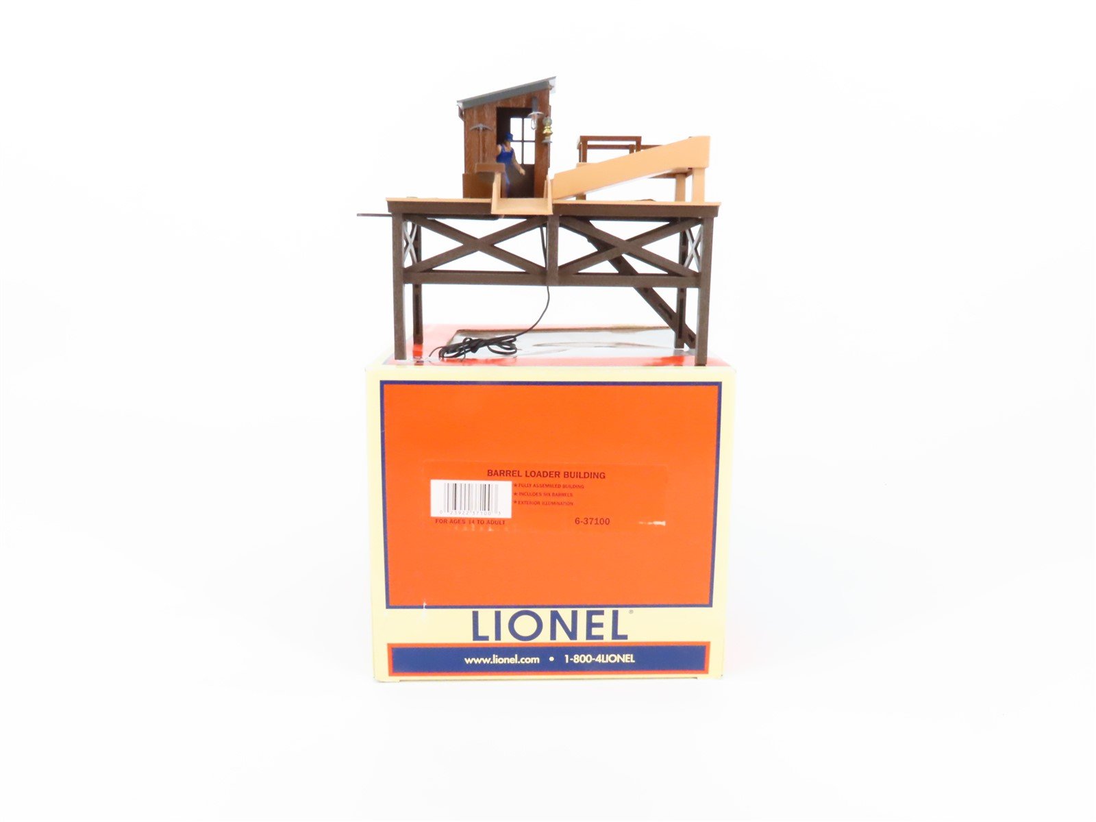 O 1/48 Scale Lionel 6-37100 Barrel Loader Building