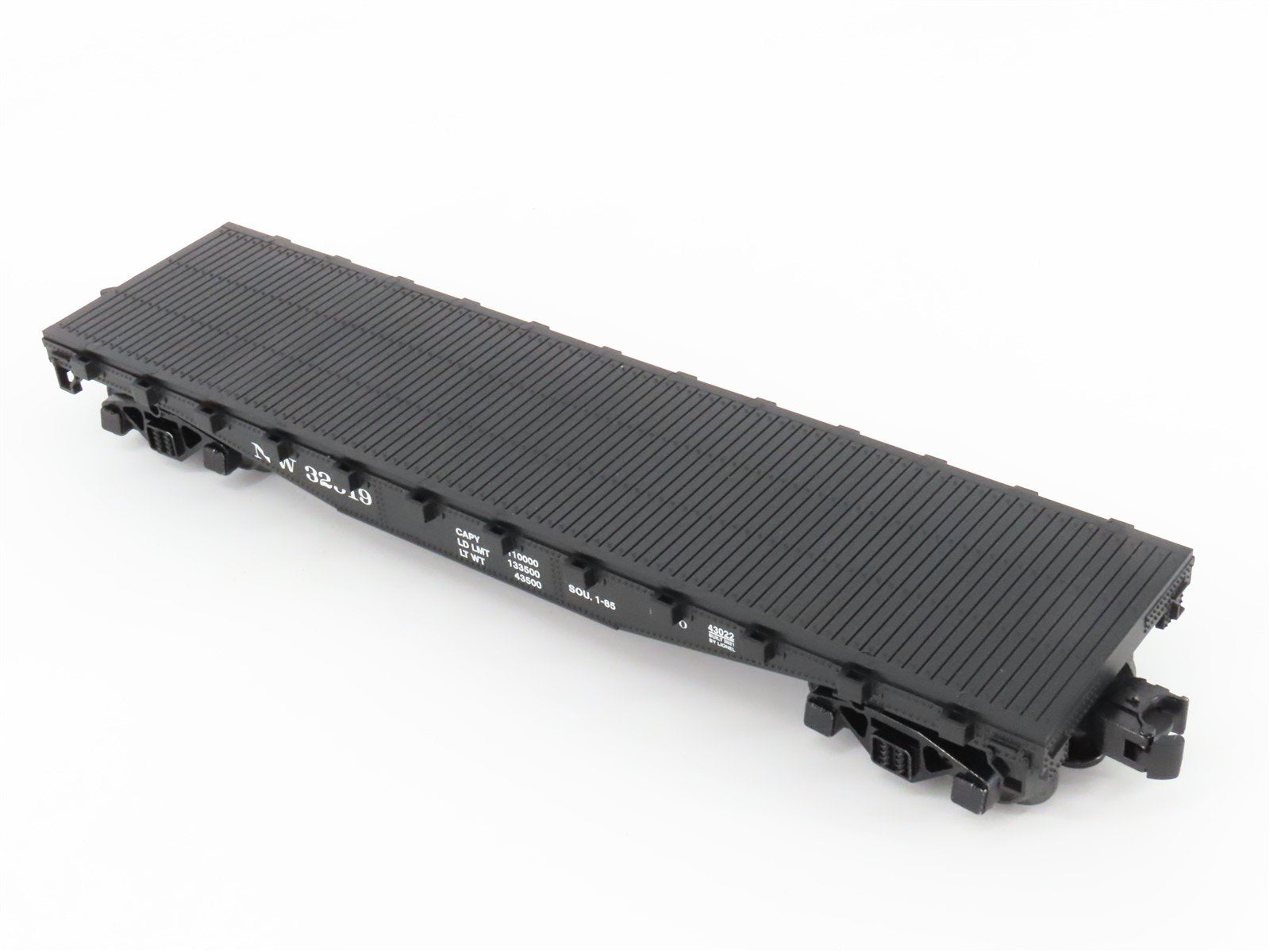 O Gauge 3-Rail Lionel 2143022 N&W Norfolk & Western Flat Car w/ Stakes #32919