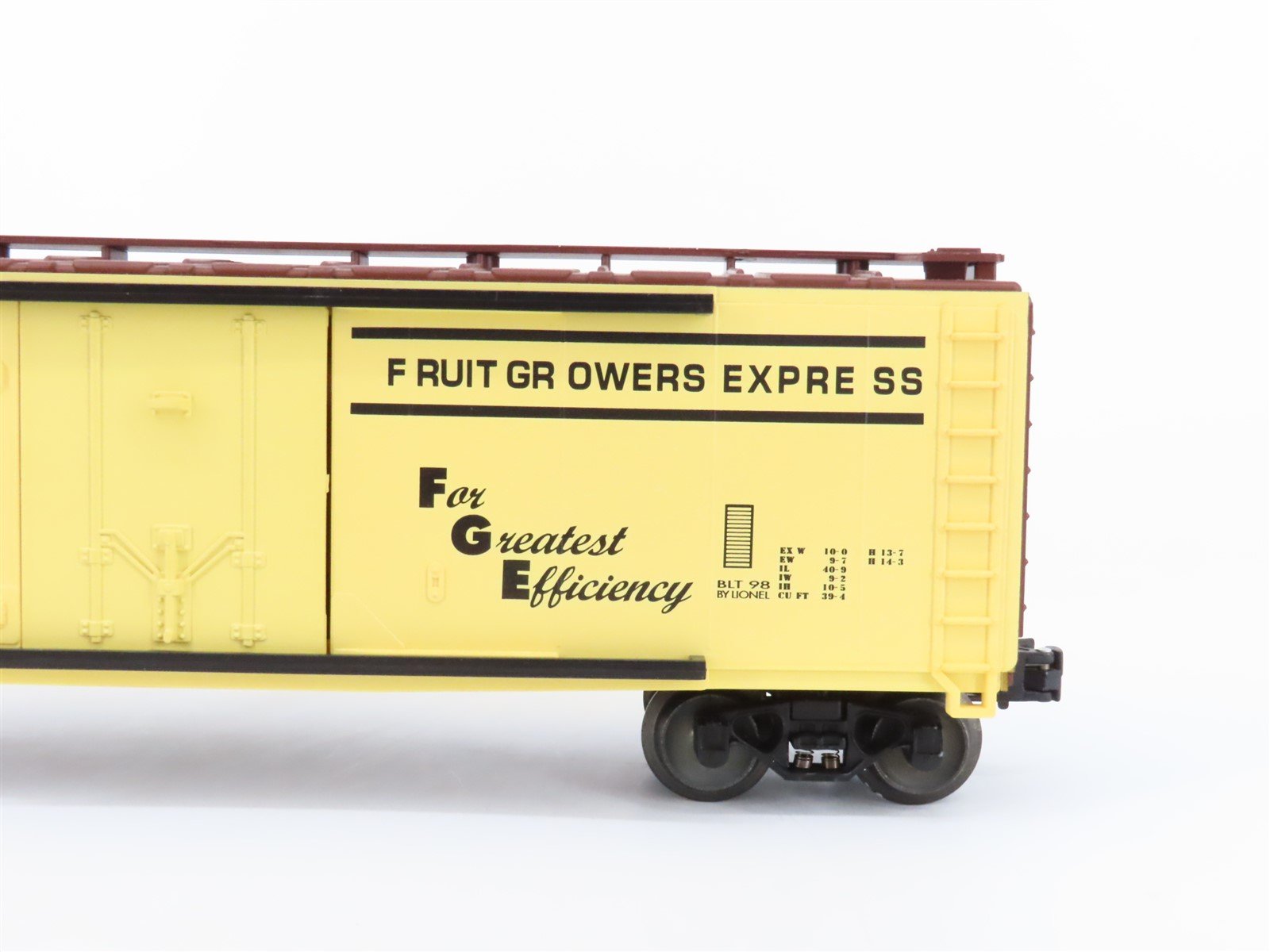 O Gauge 3-Rail Lionel 6-17317 PRR Fruit Growers Express Reefer #91904