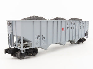 O Gauge 3-Rail Lionel 6-17113 TLDX Lehigh Valley 3-Bay Hopper w/ Load #17113