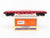 O Gauge 3-Rail Lionel 2143012 ATSF Santa Fe Flat Car w/ Stakes & I Beams #90411
