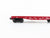 O Gauge 3-Rail Lionel 2143012 ATSF Santa Fe Flat Car w/ Stakes & I Beams #90411