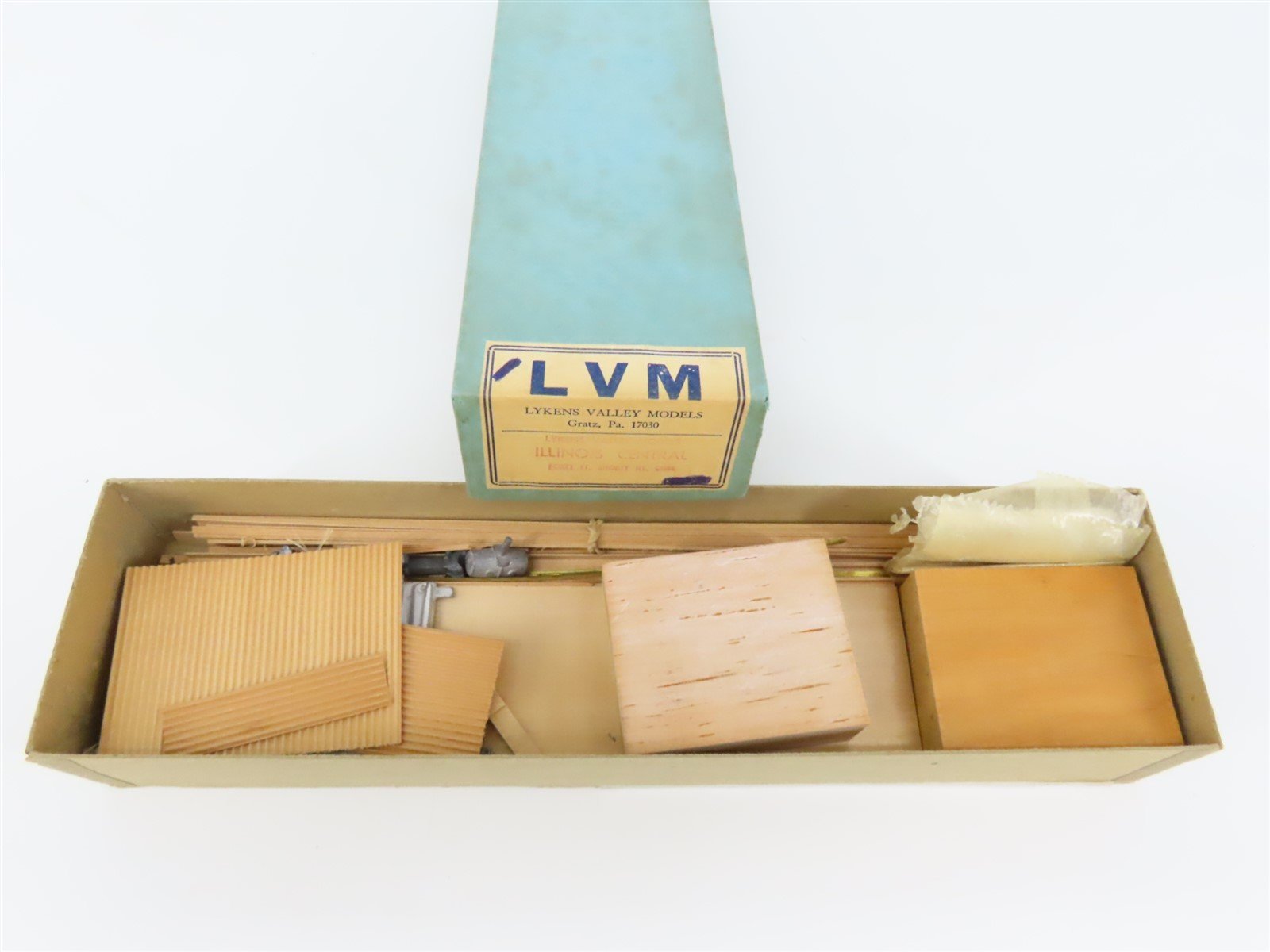 O Scale Lykens Valley LVM Craftsman Kit Undecorated IC 40' Hi-Cube Box Car