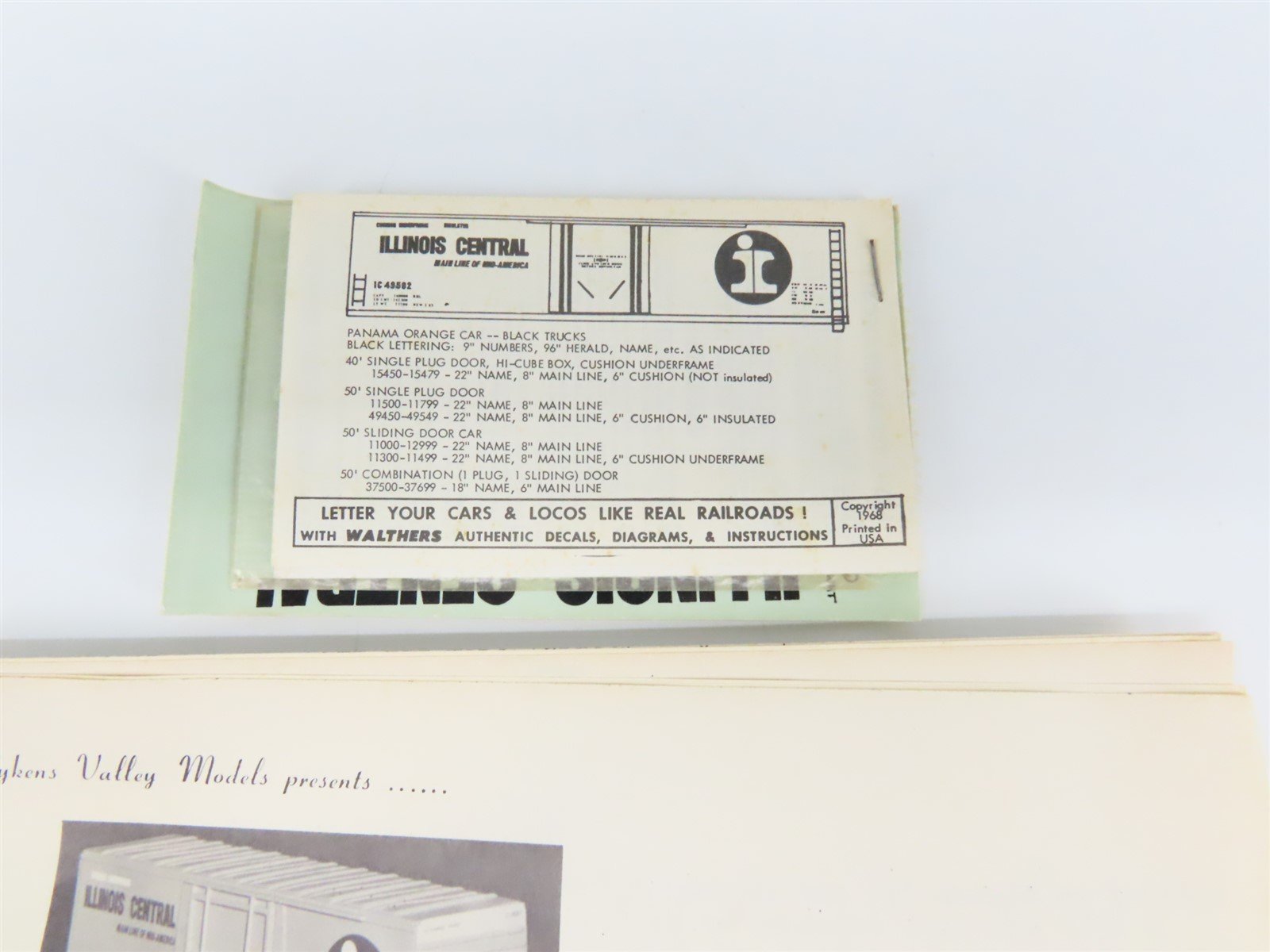 O Scale Lykens Valley LVM Craftsman Kit Undecorated IC 40' Hi-Cube Box Car