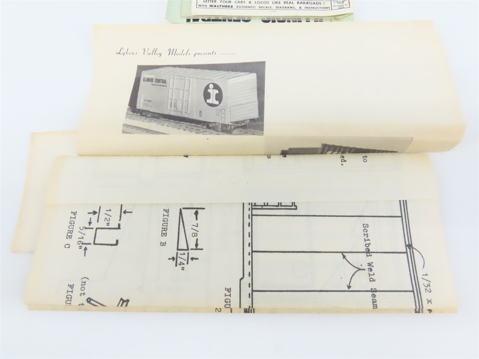 O Scale Lykens Valley LVM Craftsman Kit Undecorated IC 40' Hi-Cube Box Car