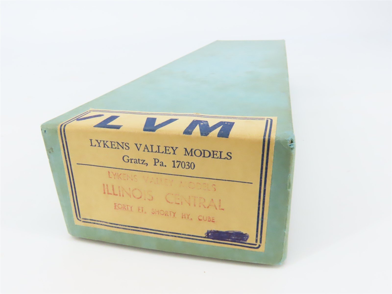 O Scale Lykens Valley LVM Craftsman Kit Undecorated IC 40' Hi-Cube Box Car