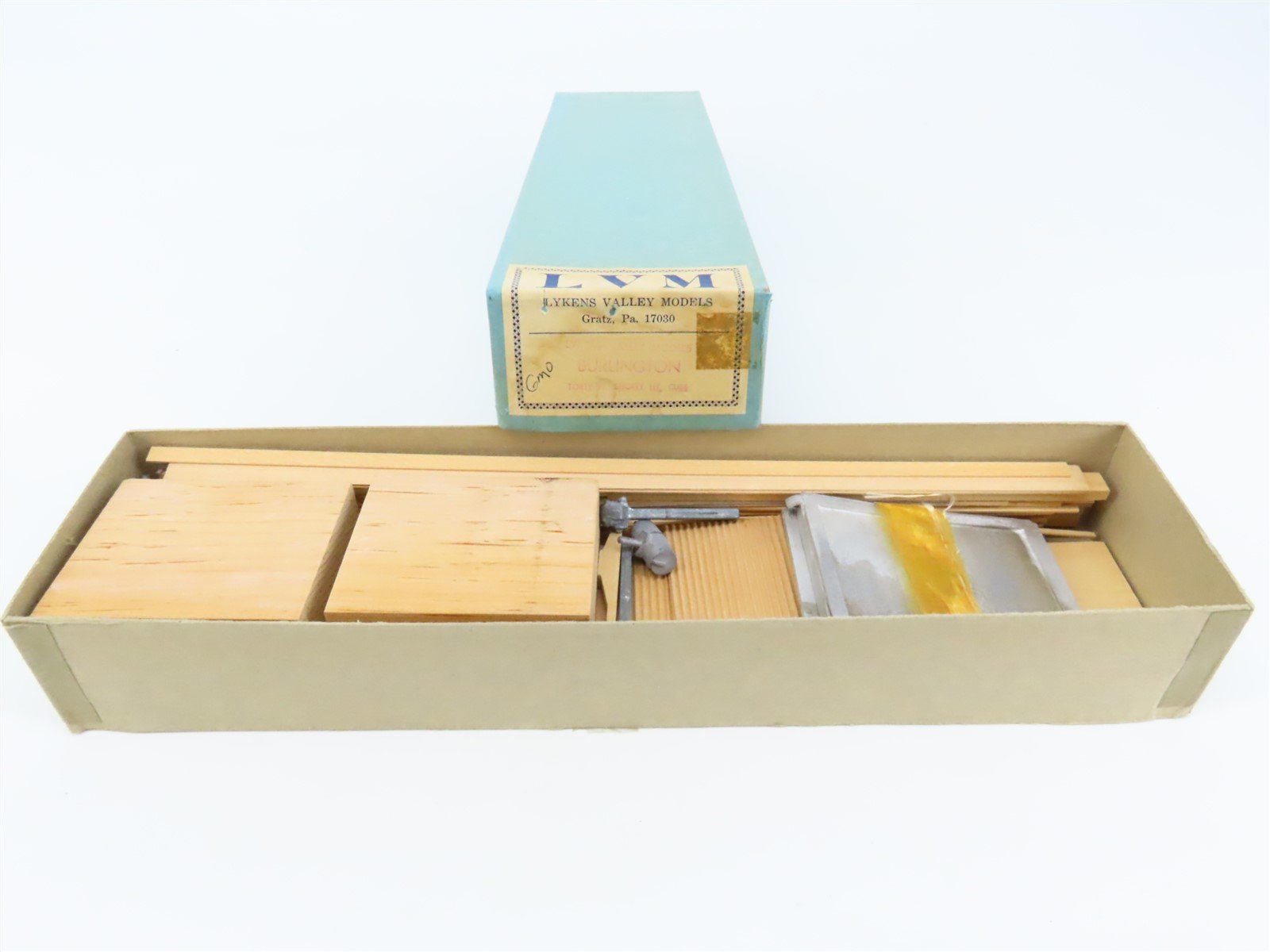 O Scale Lykens Valley LVM Craftsman Kit Undecorated CB&Q 40' Hi-Cube Box Car